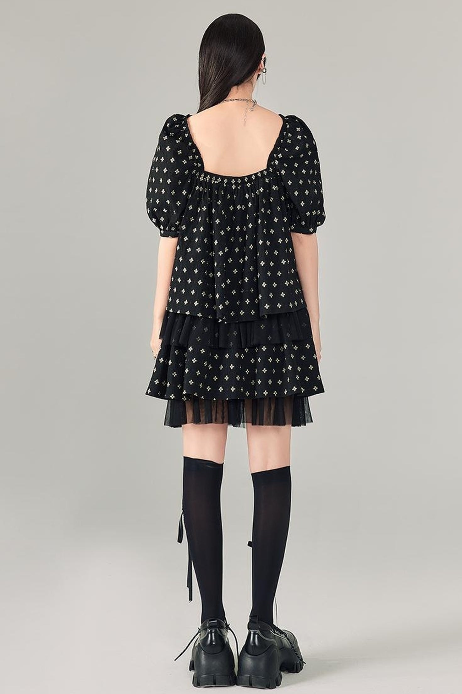 DIDDI MODA Sweet Salty Floral Square Neck Two Piece Set