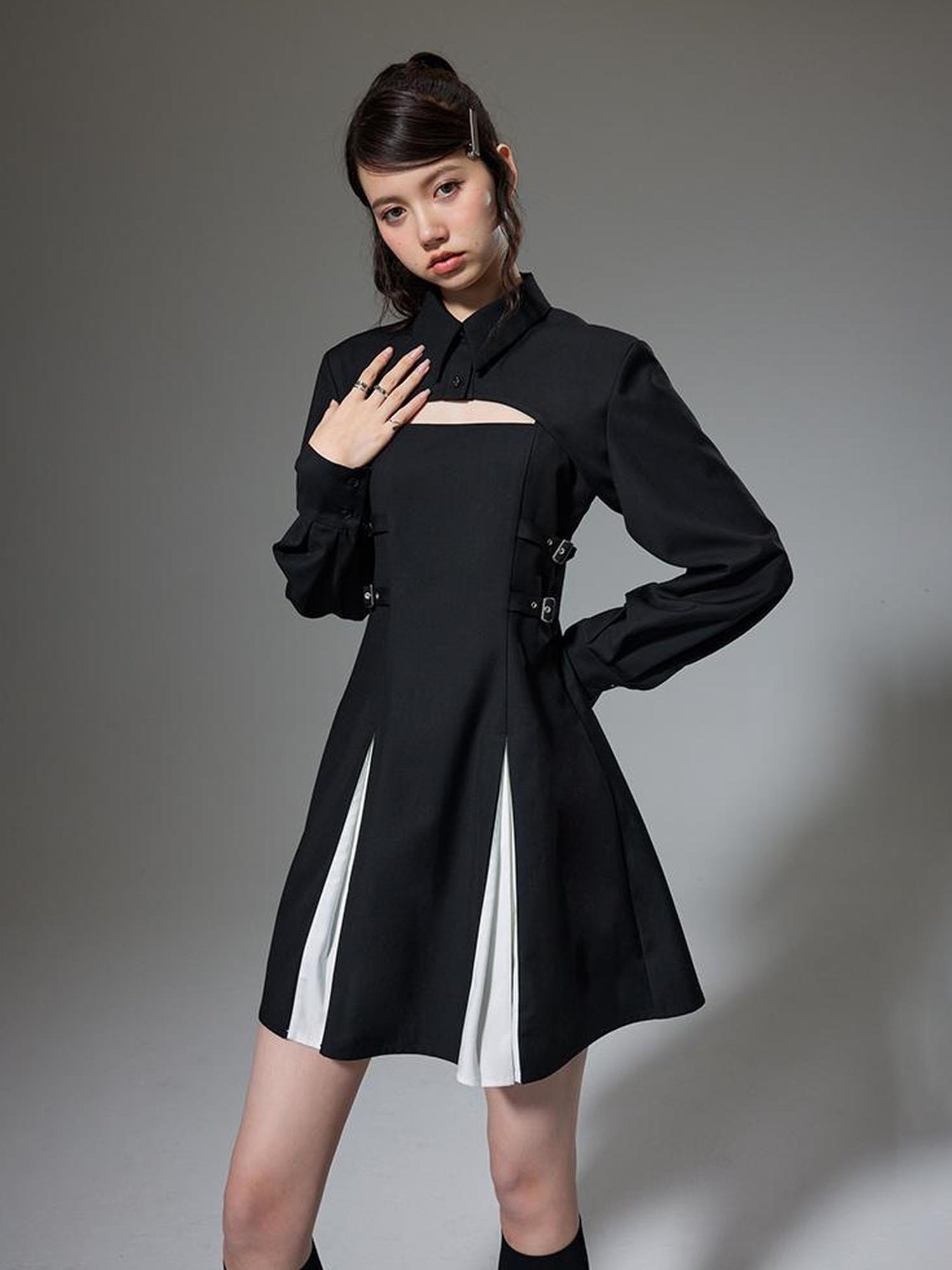 DIDDI MODA Sweet Spice Sleeve Slip Dress Set