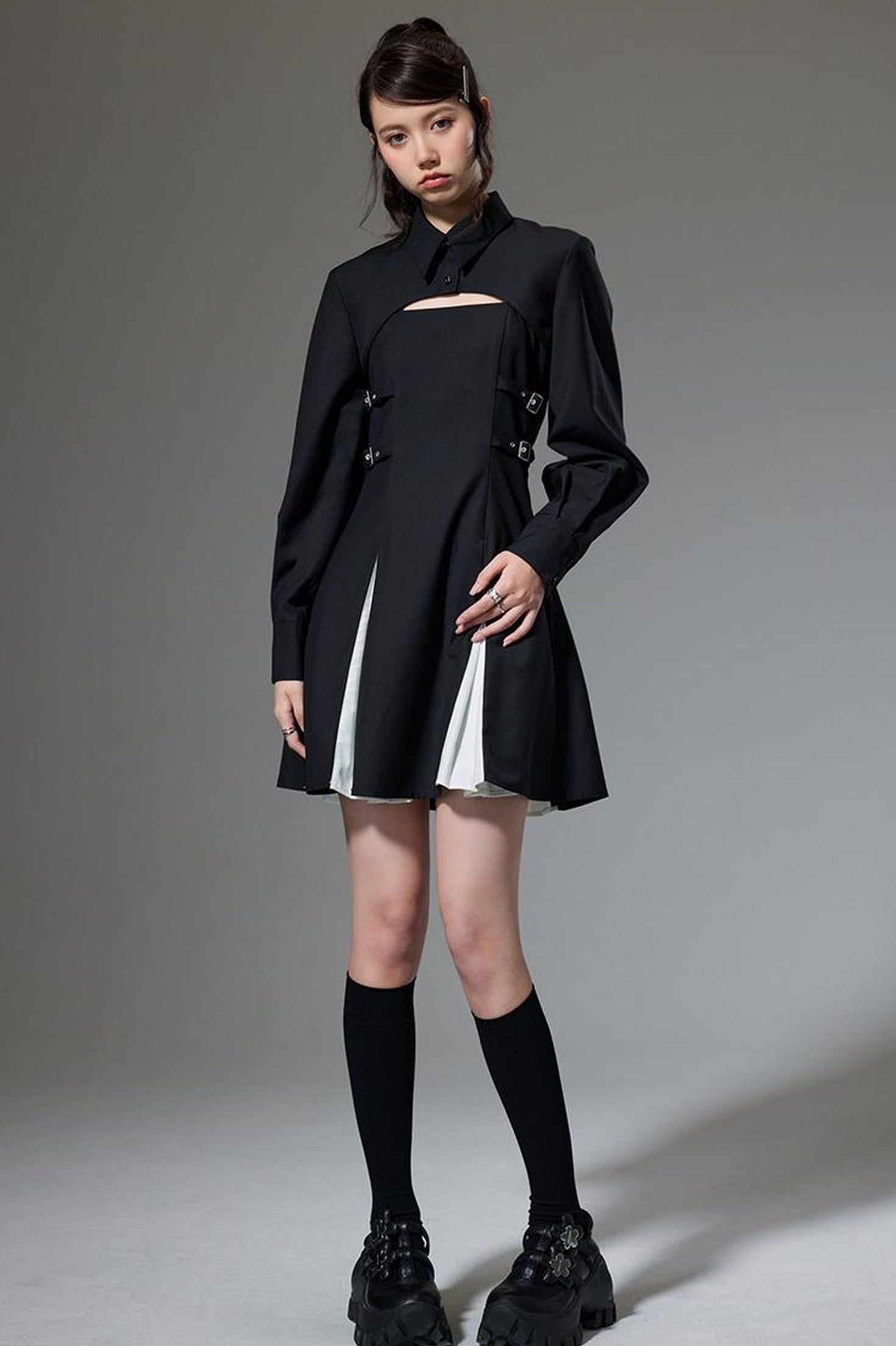 DIDDI MODA Sweet Spice Sleeve Slip Dress Set