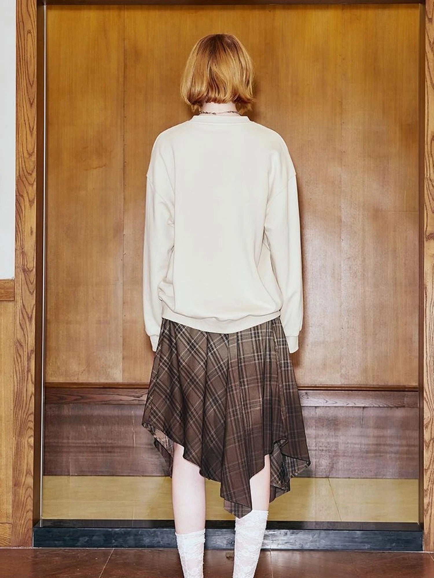 Tennis Shell Hand Drawn Slim Fit Fall Cotton Sweatshirt