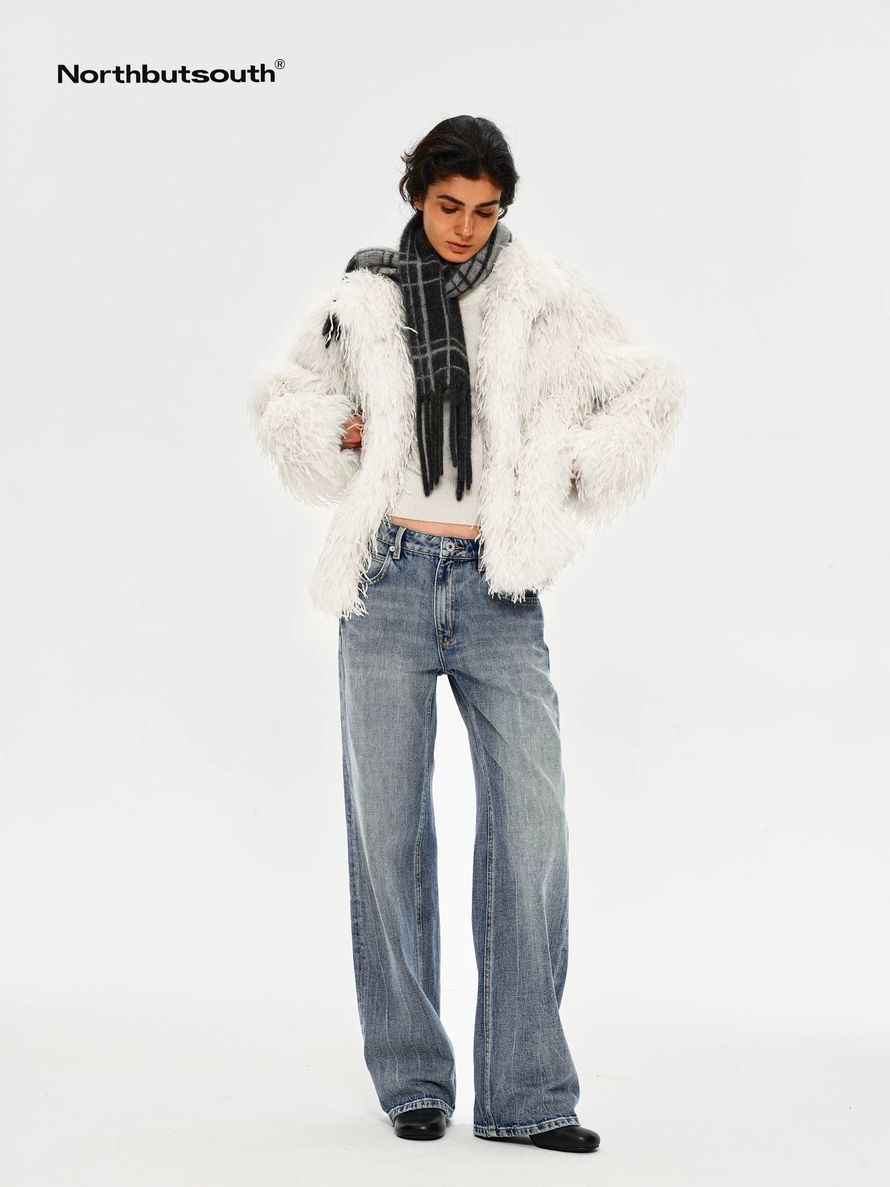 Textured Japanese Woven Feather Women&