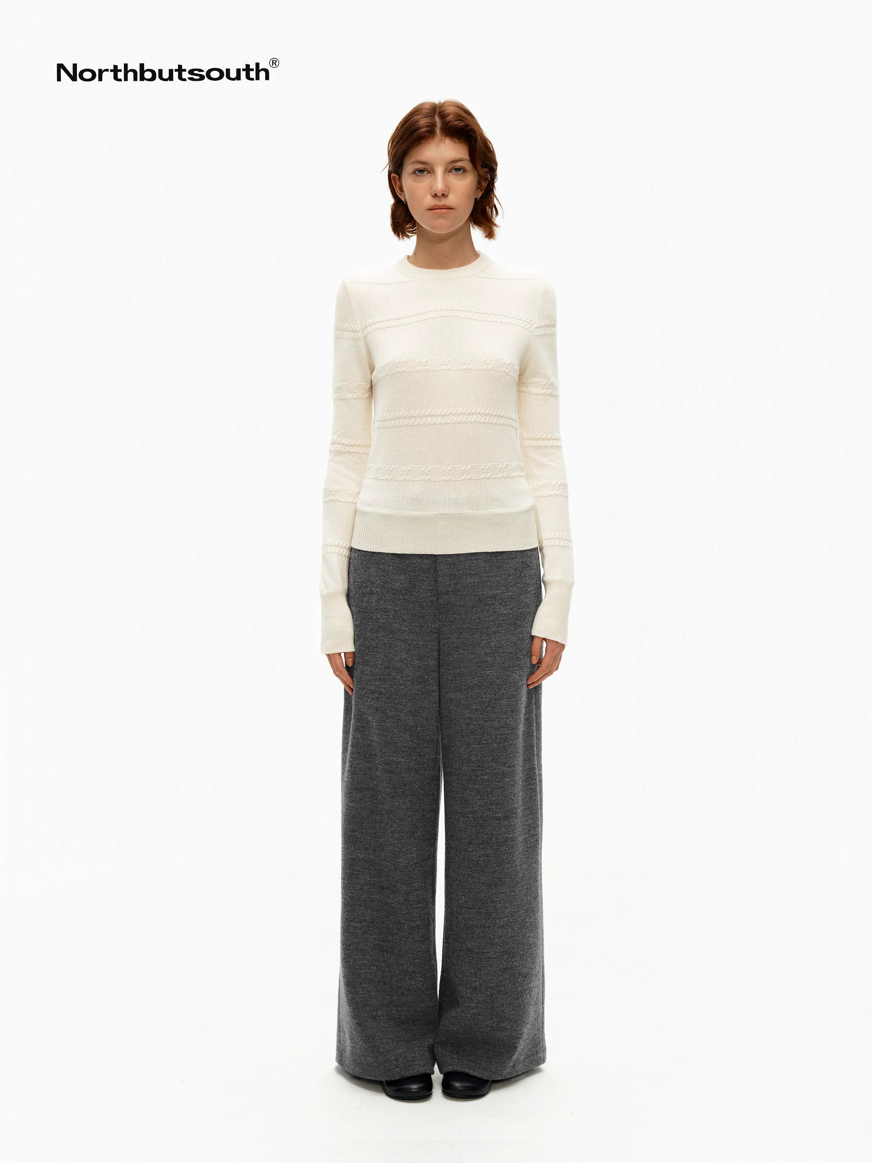 Textured Loop Straight Silhouette Women&