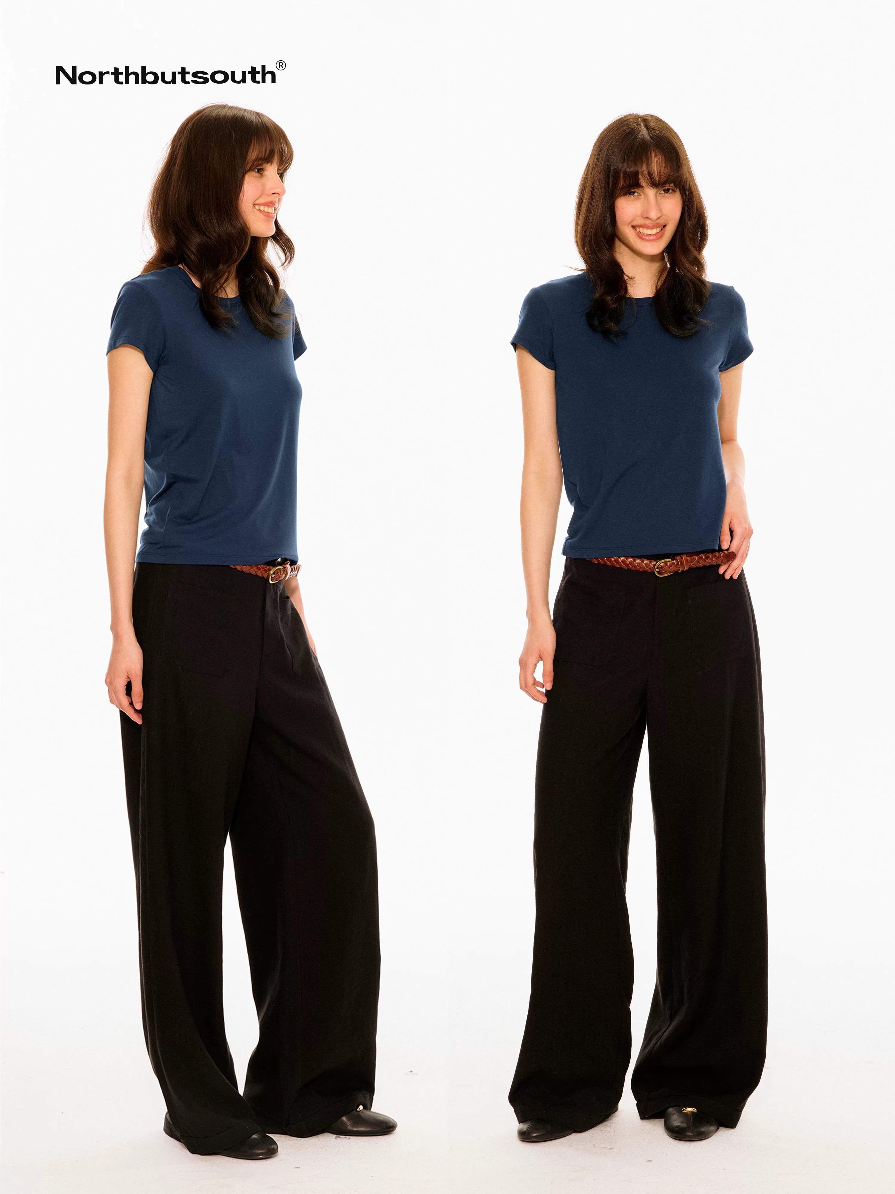 Textured Waistless Mid Low Rise Square Pocket Women&