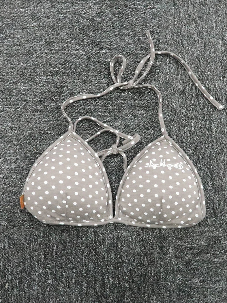 Strappy Dot Bustier Top For Summer