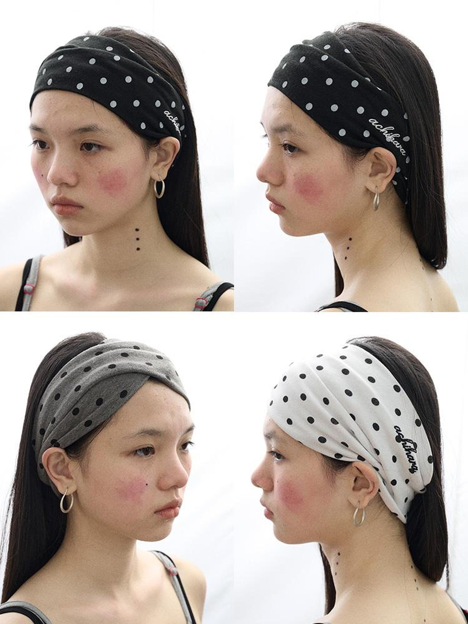 Achihara Toee Adjustable Hairband Soft Knit Headwrap For Styling Comfort