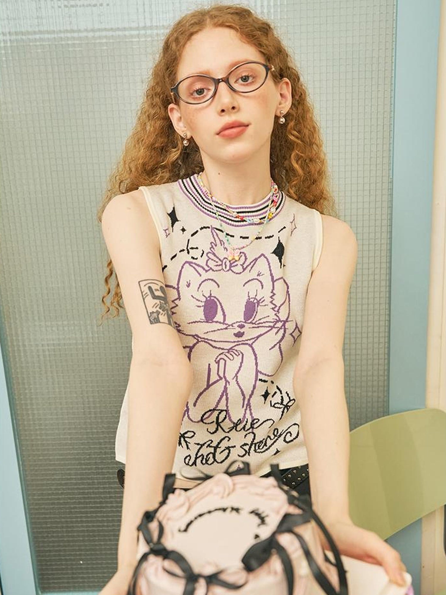 Tom Charm Sleeveless Knit Vest