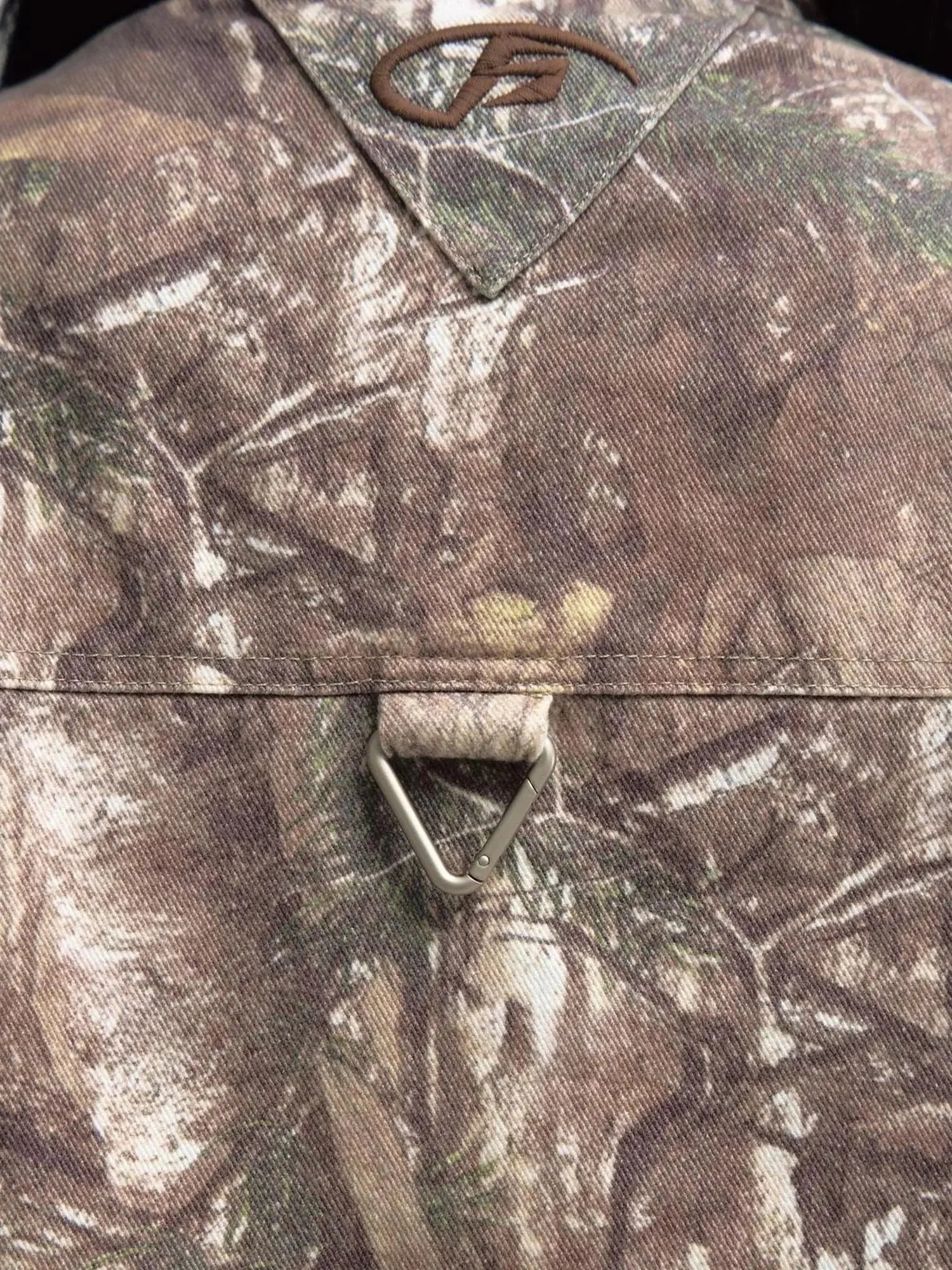 Unisex Camo Twig Washed Work Jacket