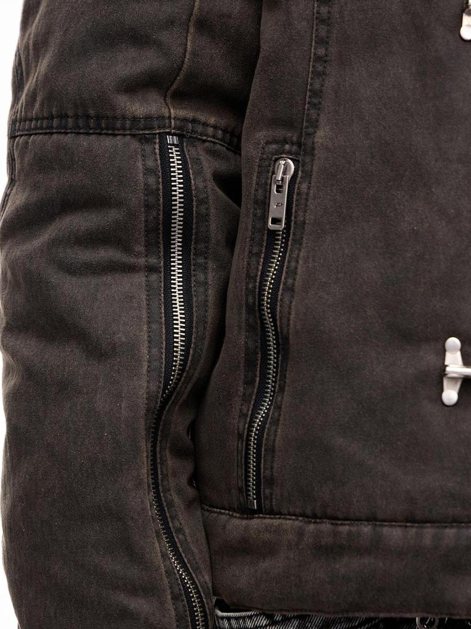 Peoplesense Unisex Deconstructed Washed Cotton Oversized Jacket