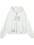Renaissance Washed Hoodie V-Neck T-Shirt Long-Sleeve