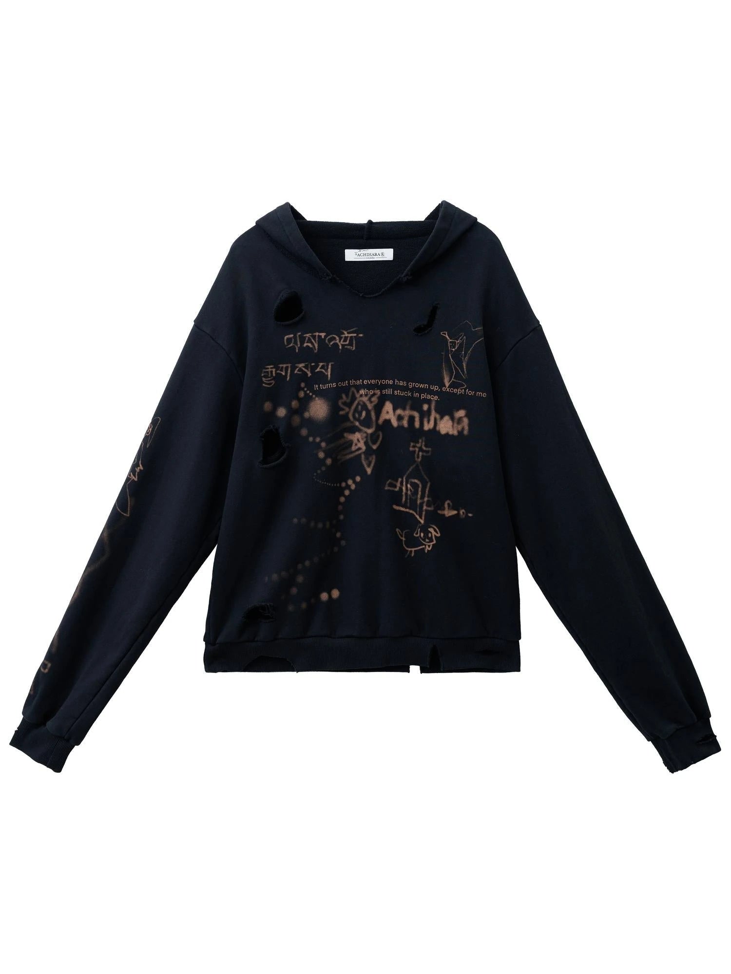 Utopia Distressed Hoodie