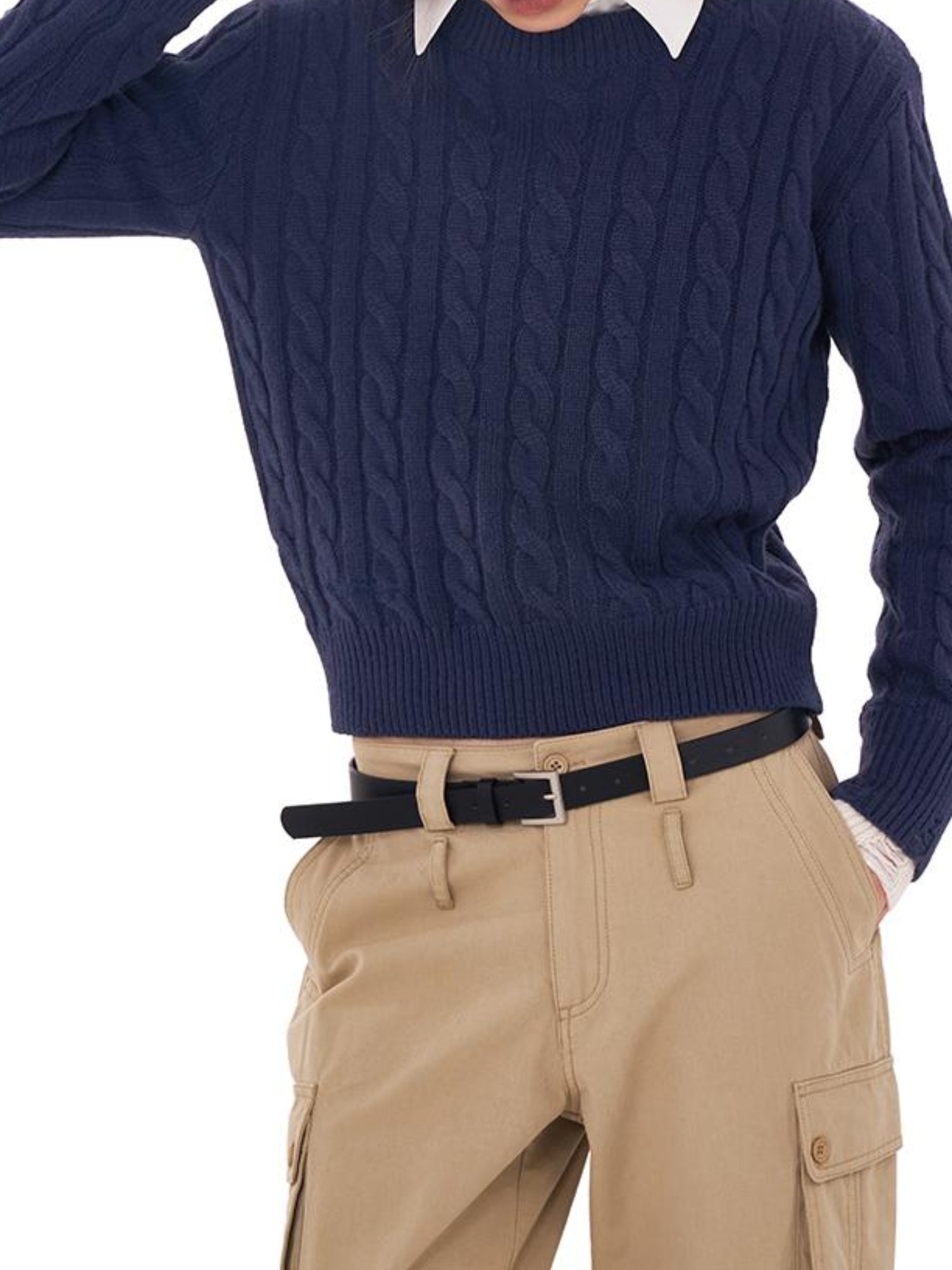 SweetChilling Vintage American Cargo Pants With Multi-Pockets Workwear Pants