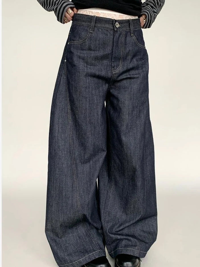 Vintage American Split Flare Jeans Wide Leg Pants