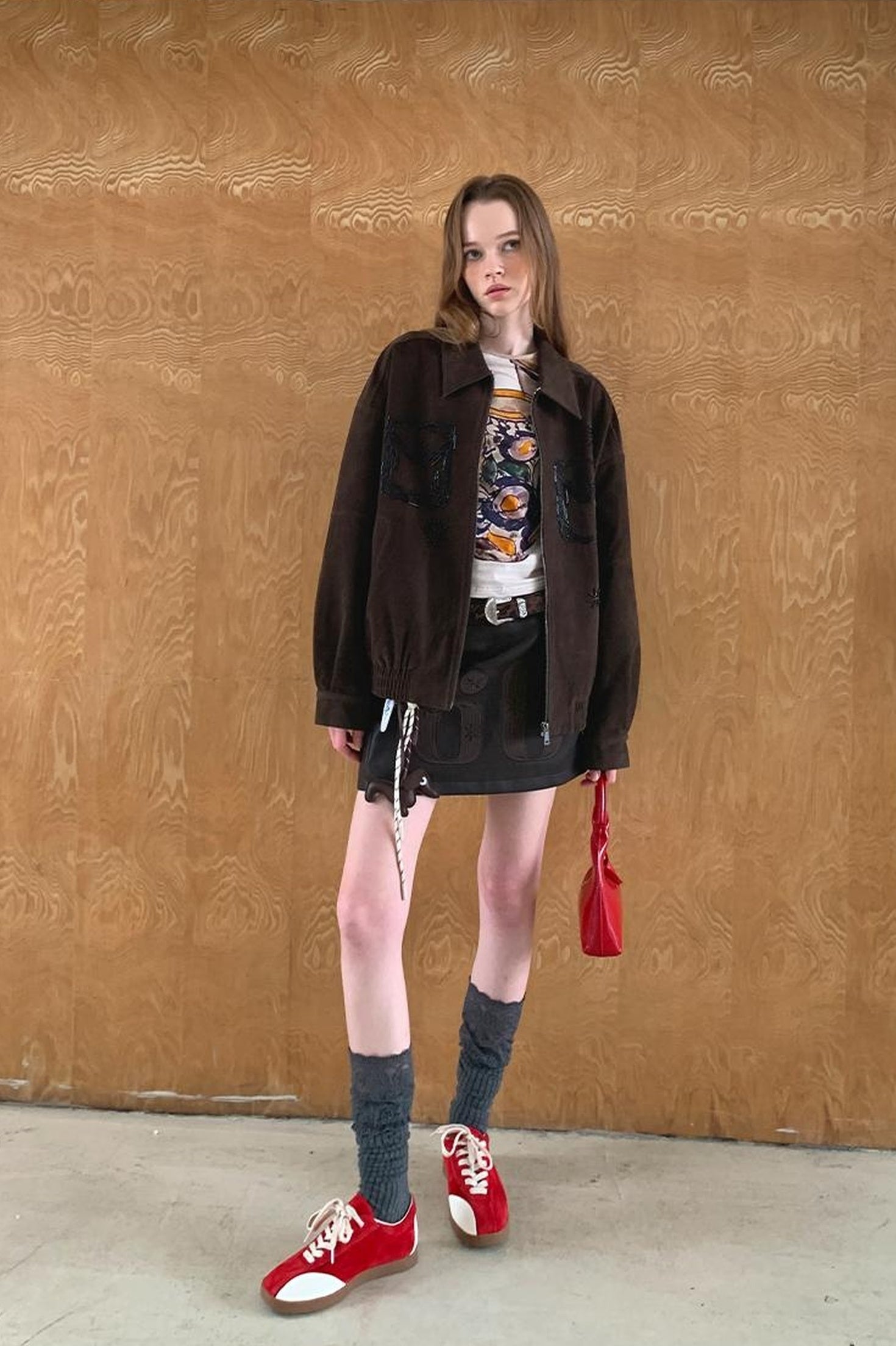 DIDDI MODA Vintage Beaded Collar Short Coat