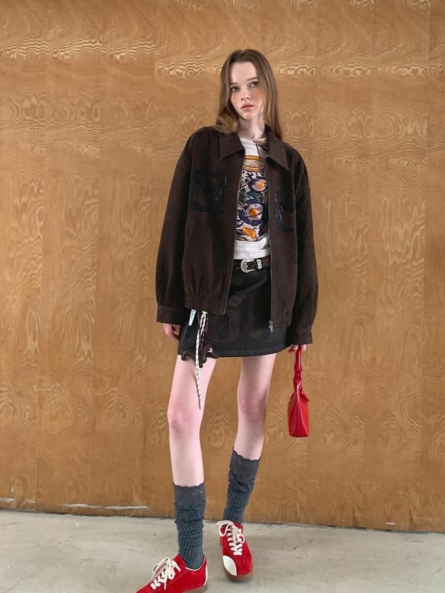 Vintage Beaded Collar Short Coat