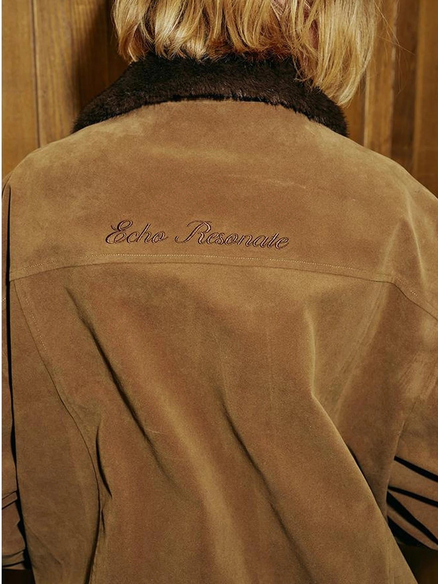 Vintage Beaded Collar Short Coat