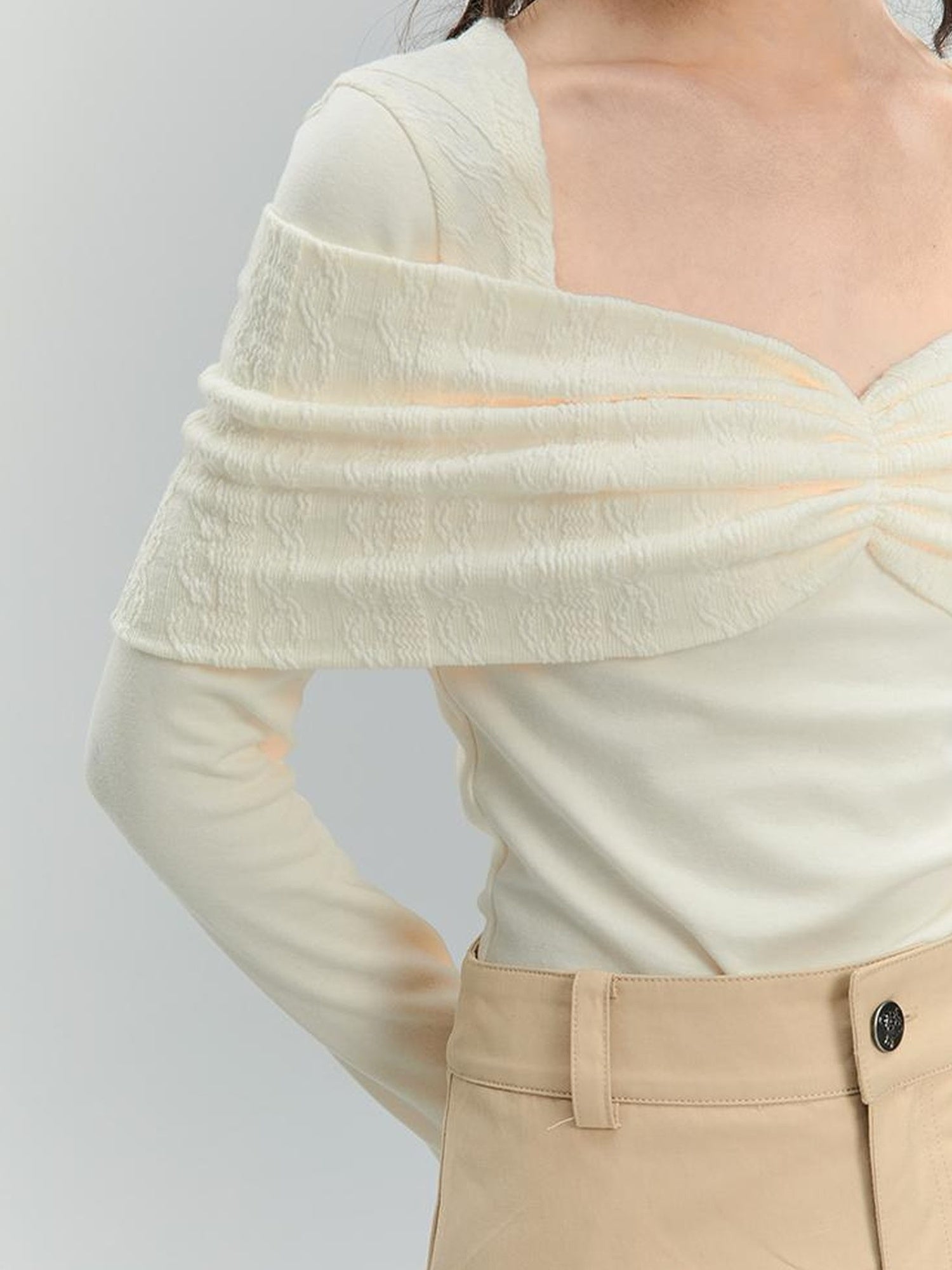 DIDDI MODA Vintage Bow Blouse Lace Crop Top Flared Shorts Set