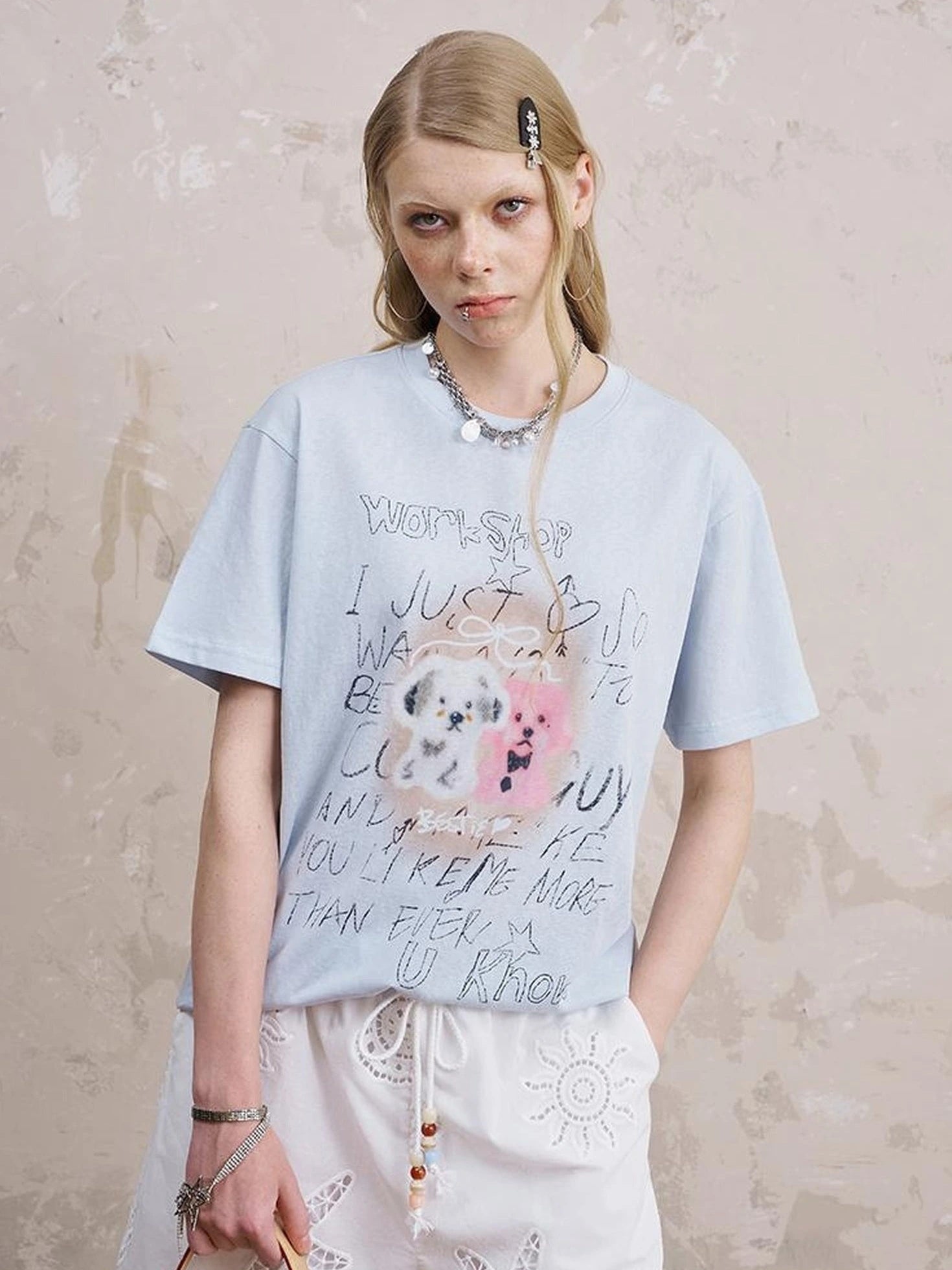 Vintage Cartoon Puppy Tee