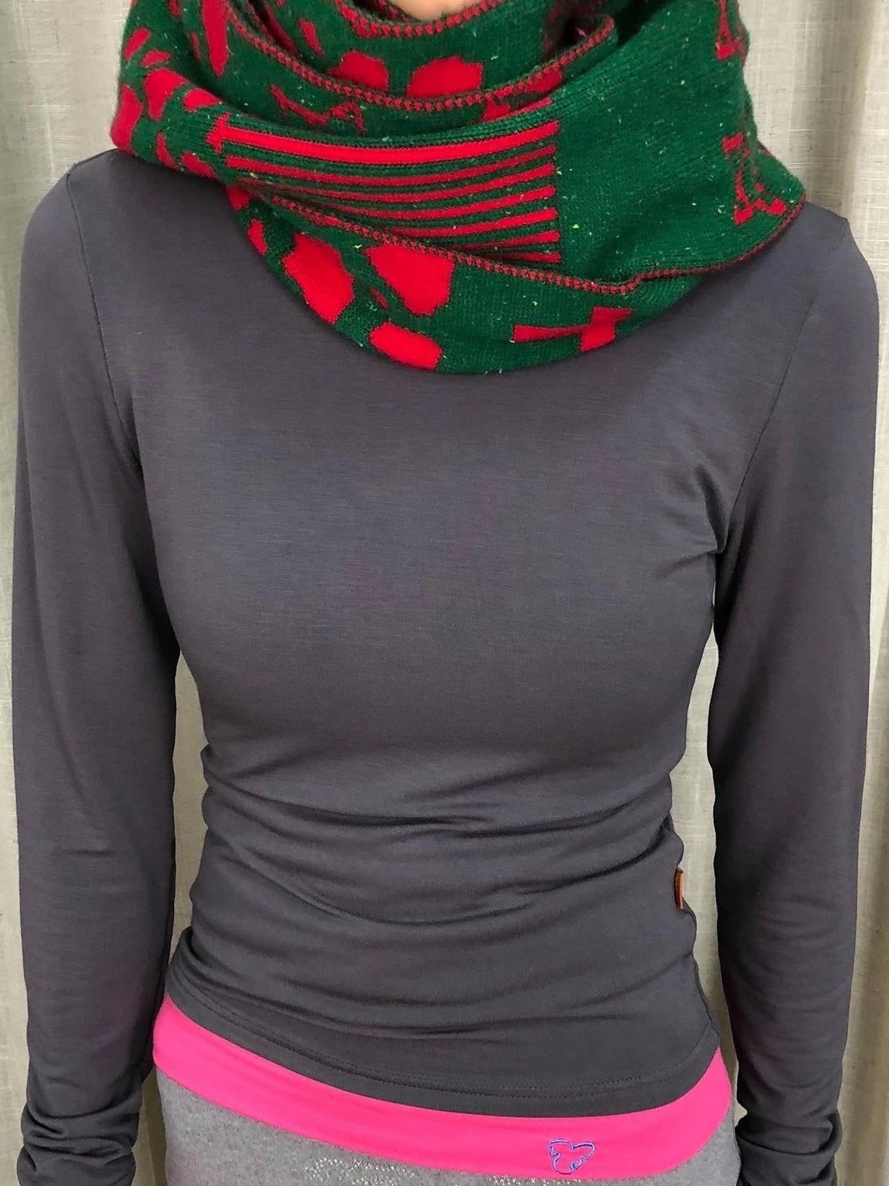 Vintage Christmas Scarf Starry Adventure