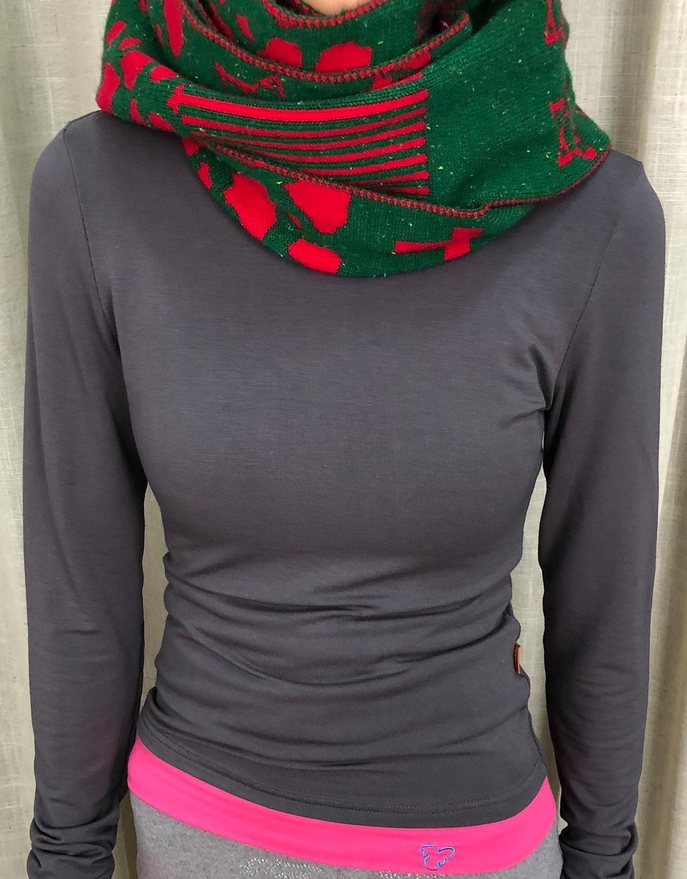 Achihara Vintage Christmas Scarf Starry Adventure