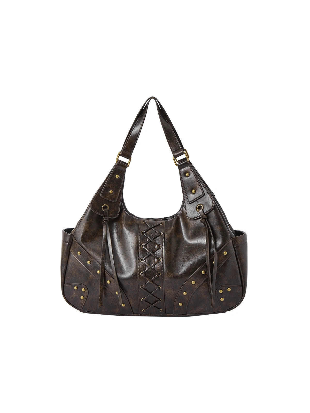 Vintage Floral Handbag For Women Large Capacity Crossbody Bag