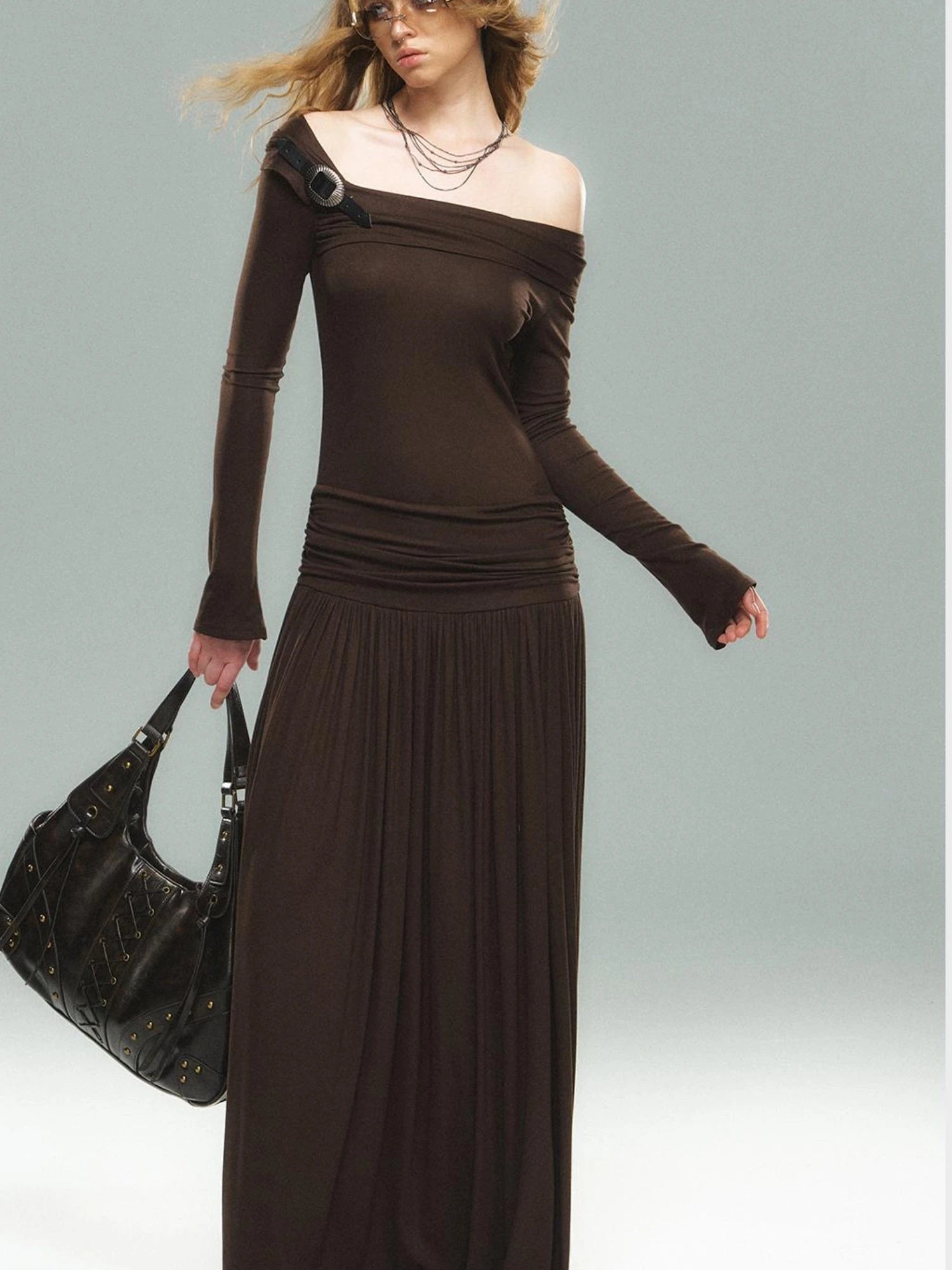 Vintage Floral Handbag For Women Large Capacity Crossbody Bag