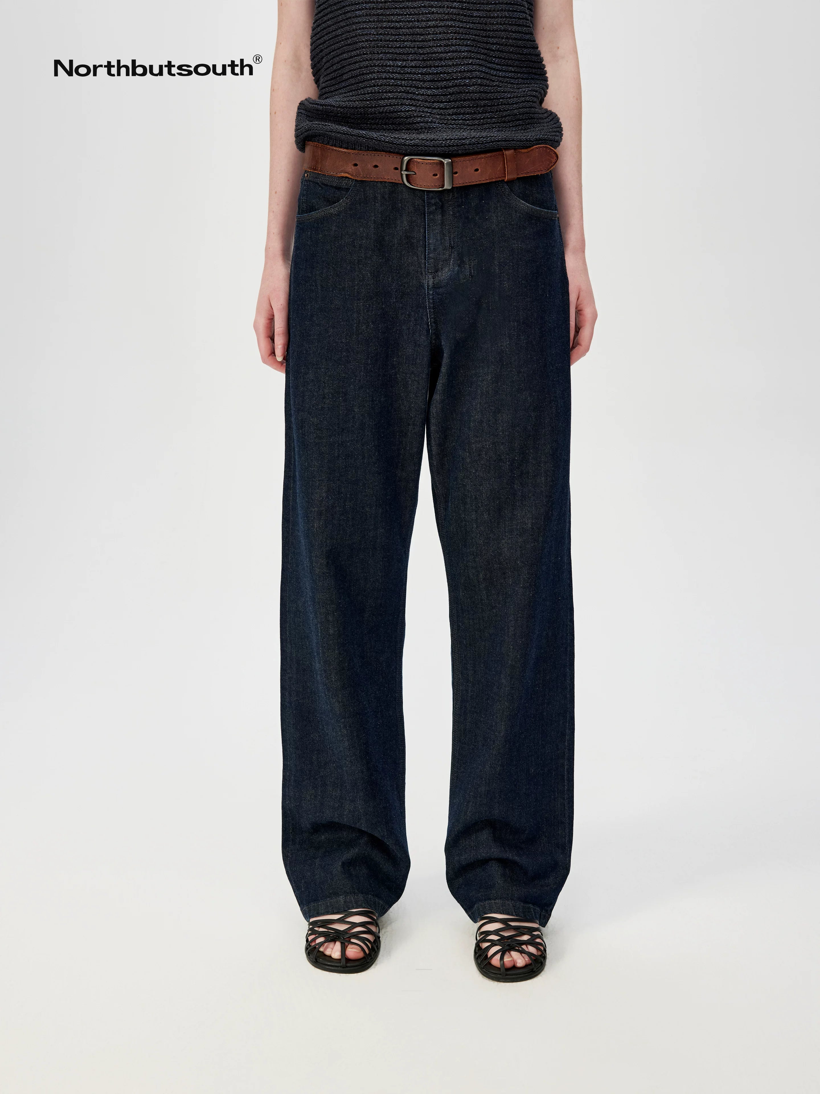 Vintage Green Selvedge Denim Shorts Classic Blue Straight Leg