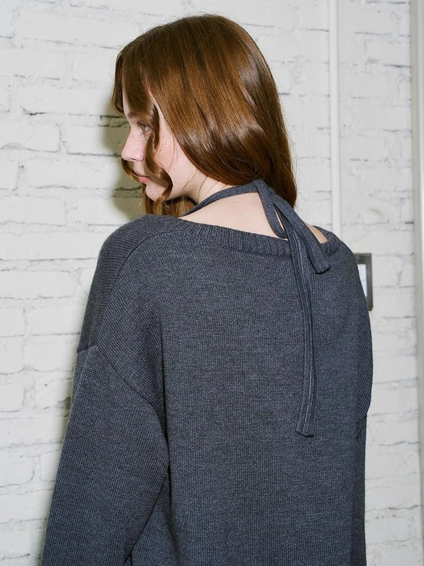 Vintage Leopard Knit Set Cardigan Skirt