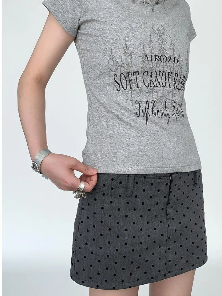 Vintage Print Slim Fit Raglan T-Shirt