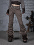 Vintage Punk Distressed Washed Cargo Jogger Pants