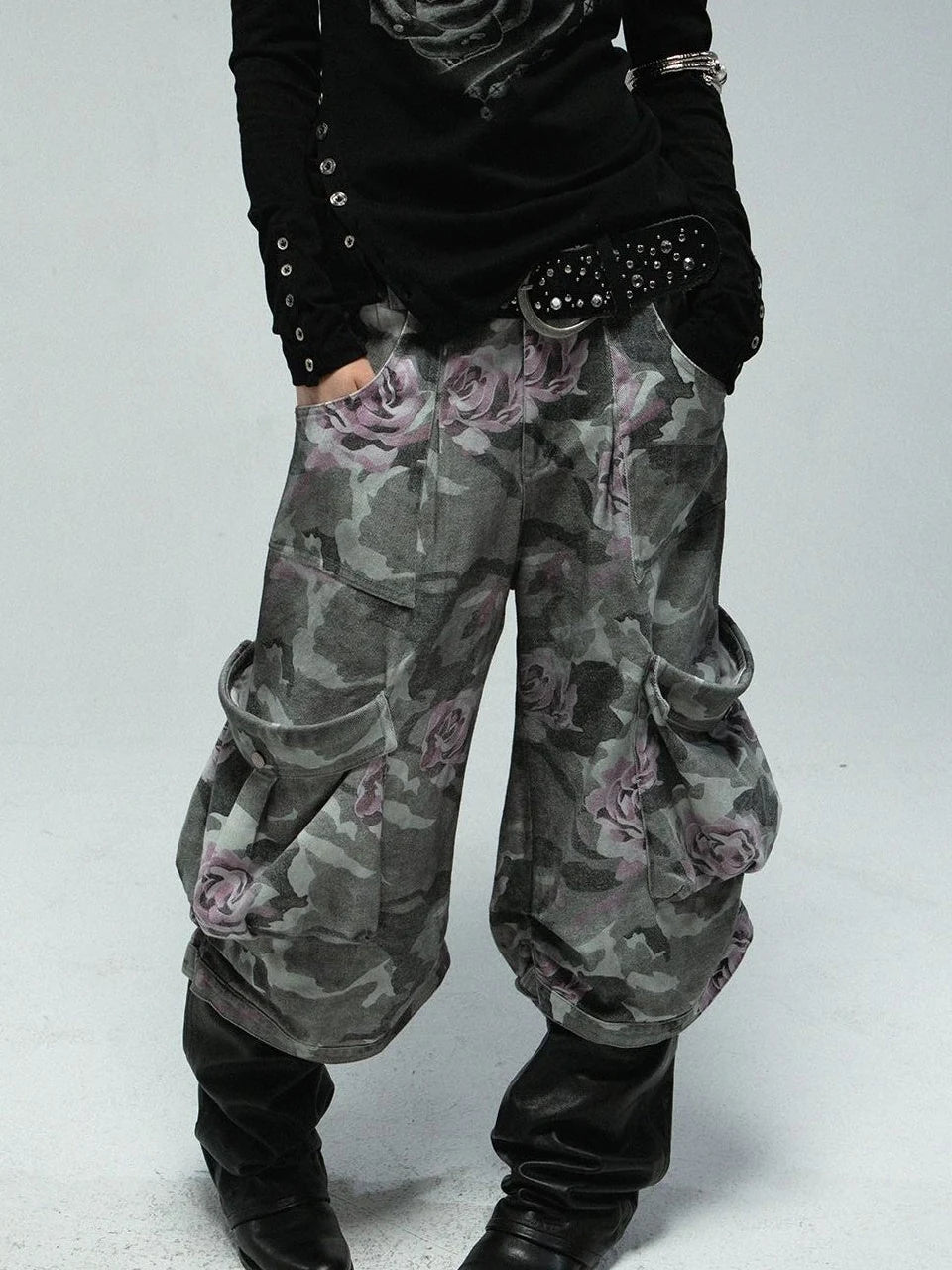 Vintage Washed Cargo Lantern Shorts