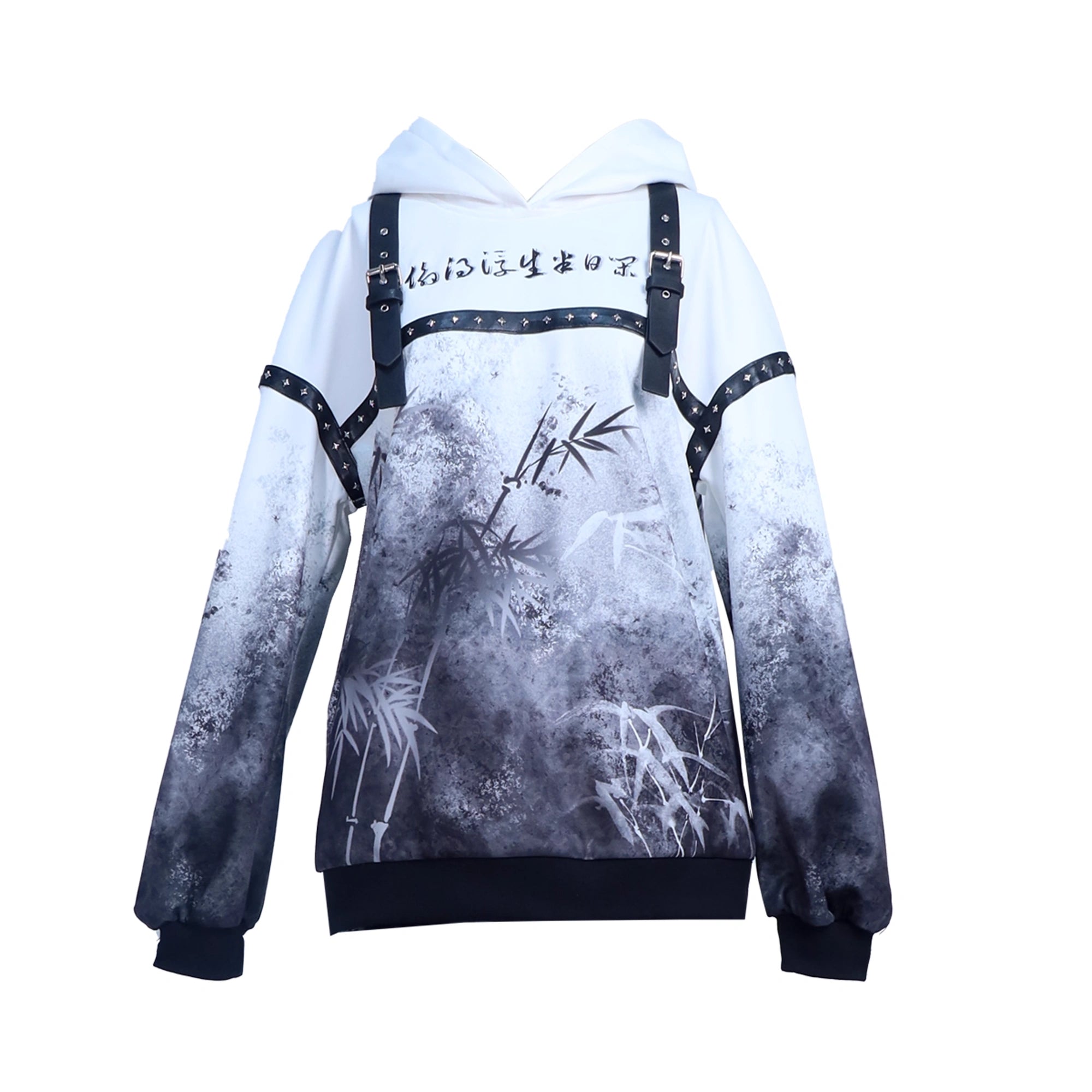 Virtual_Orbit_Chinese_Ink_Bamboo_Embroidered_Hoodie_With_Detachable_Leather_Buckle_MISSTT