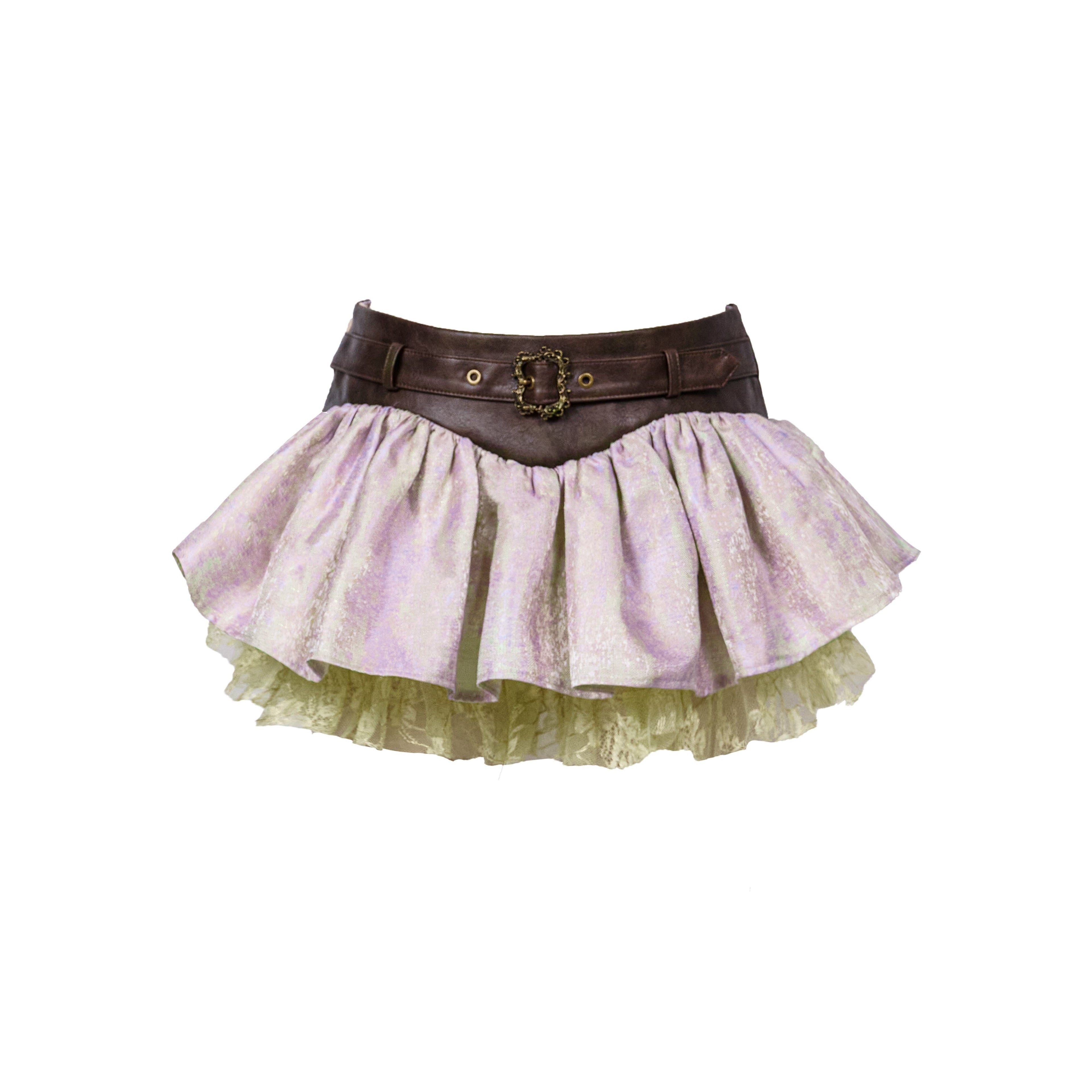 Virtual_Orbit_Forest_Fairy_Ruching_Patchwork_Pleated_Low_Waist_Women&