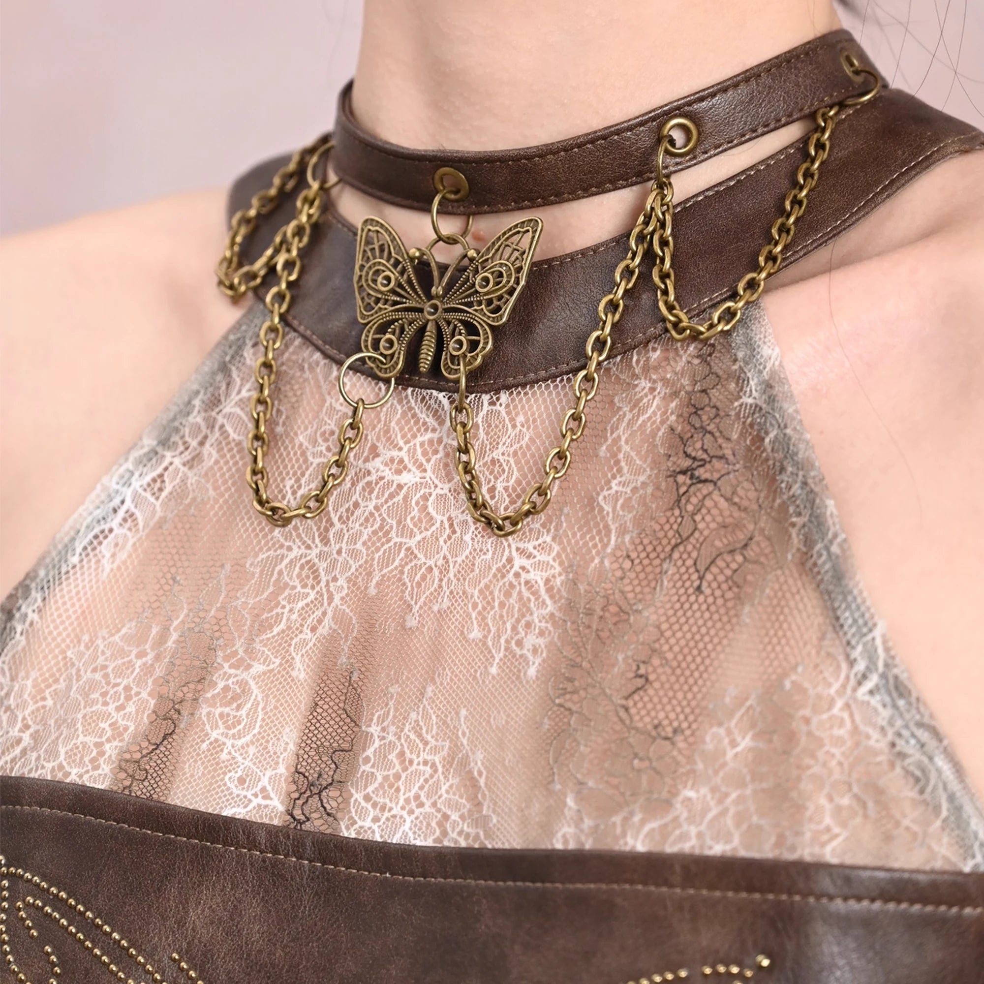 Virtual_Orbit_Vintage_Butterfly_Chain_Necklace_MISSTT