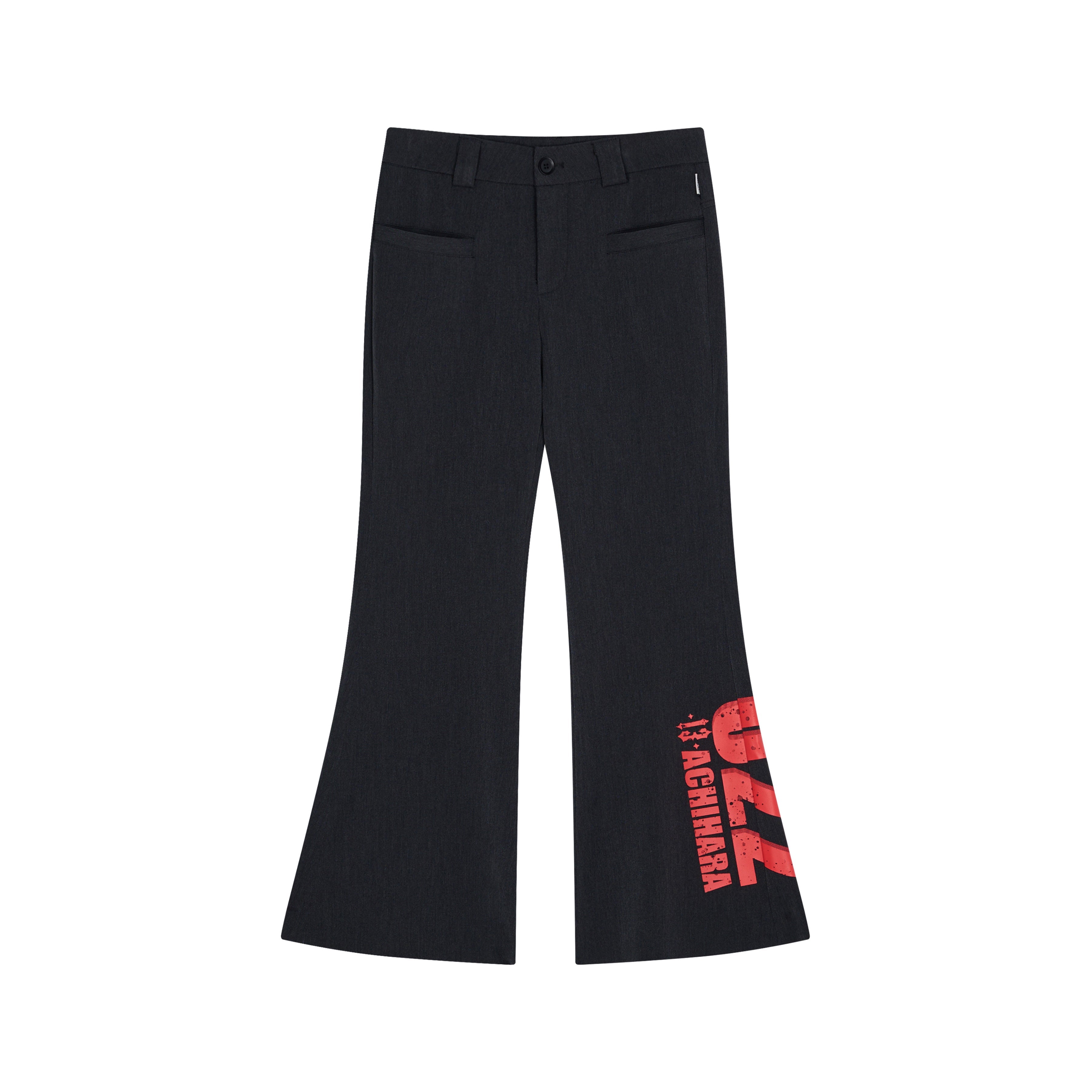 Achihara Volcanic Sculpture Wide Leg Trousers