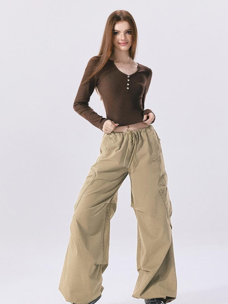 Vone SheeE American Retro Pocket Detail Women&