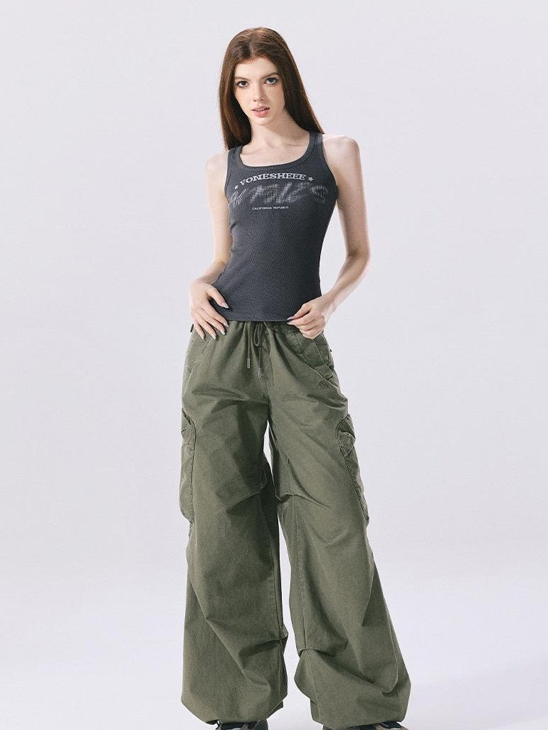 Vone SheeE American Retro Pocket Detail Women&