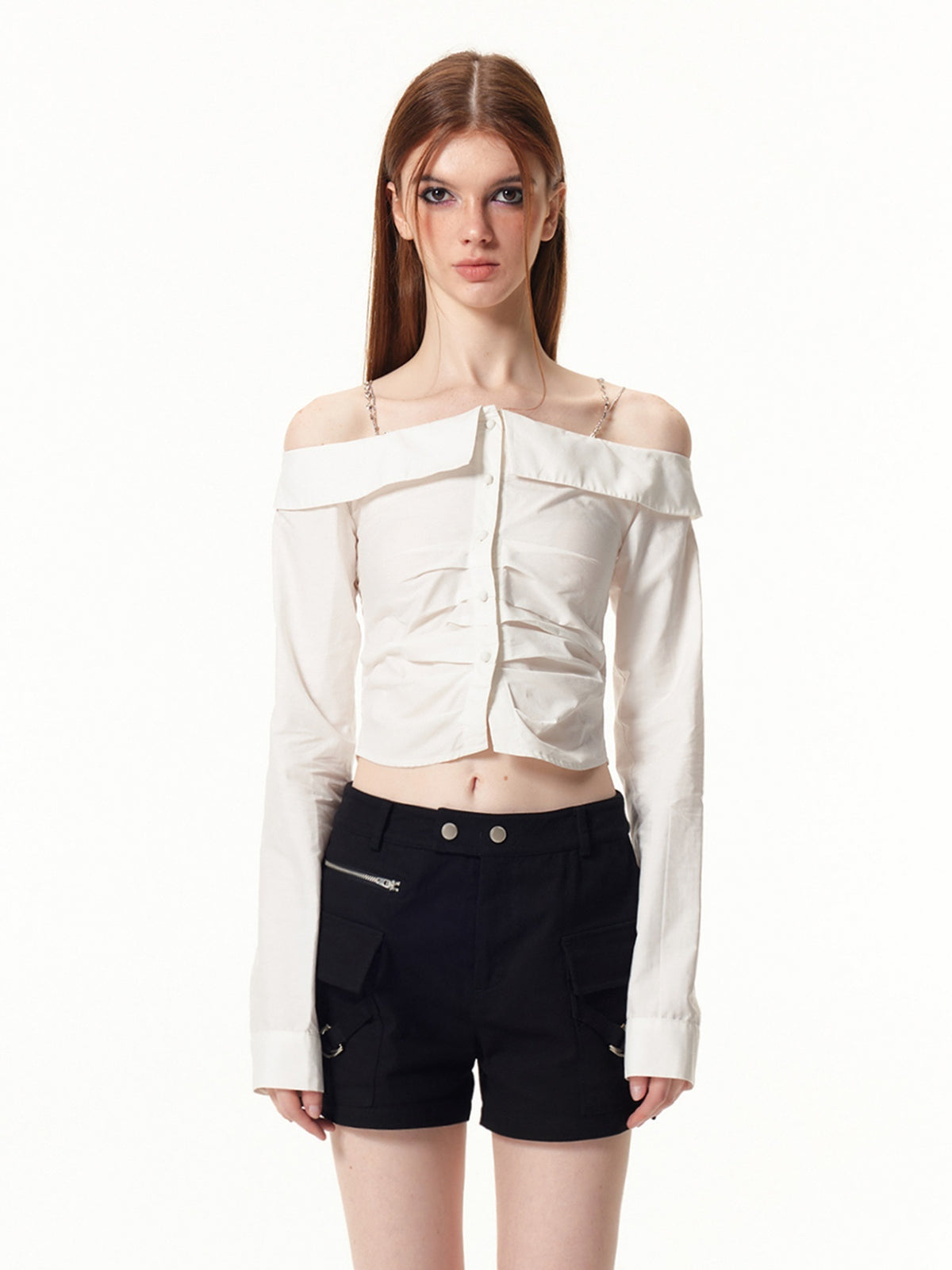Vone_SheeE_Blue_Striped_Slim_Fit_Long_Sleeve_Women&