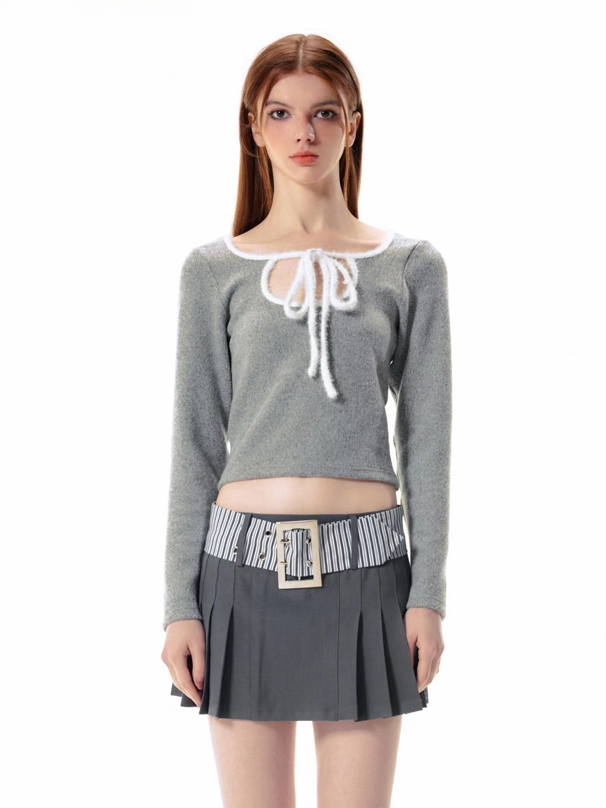 Vone_SheeE_Reversible_Tie_Halter_Square_Neck_Slim_Cropped_Women&
