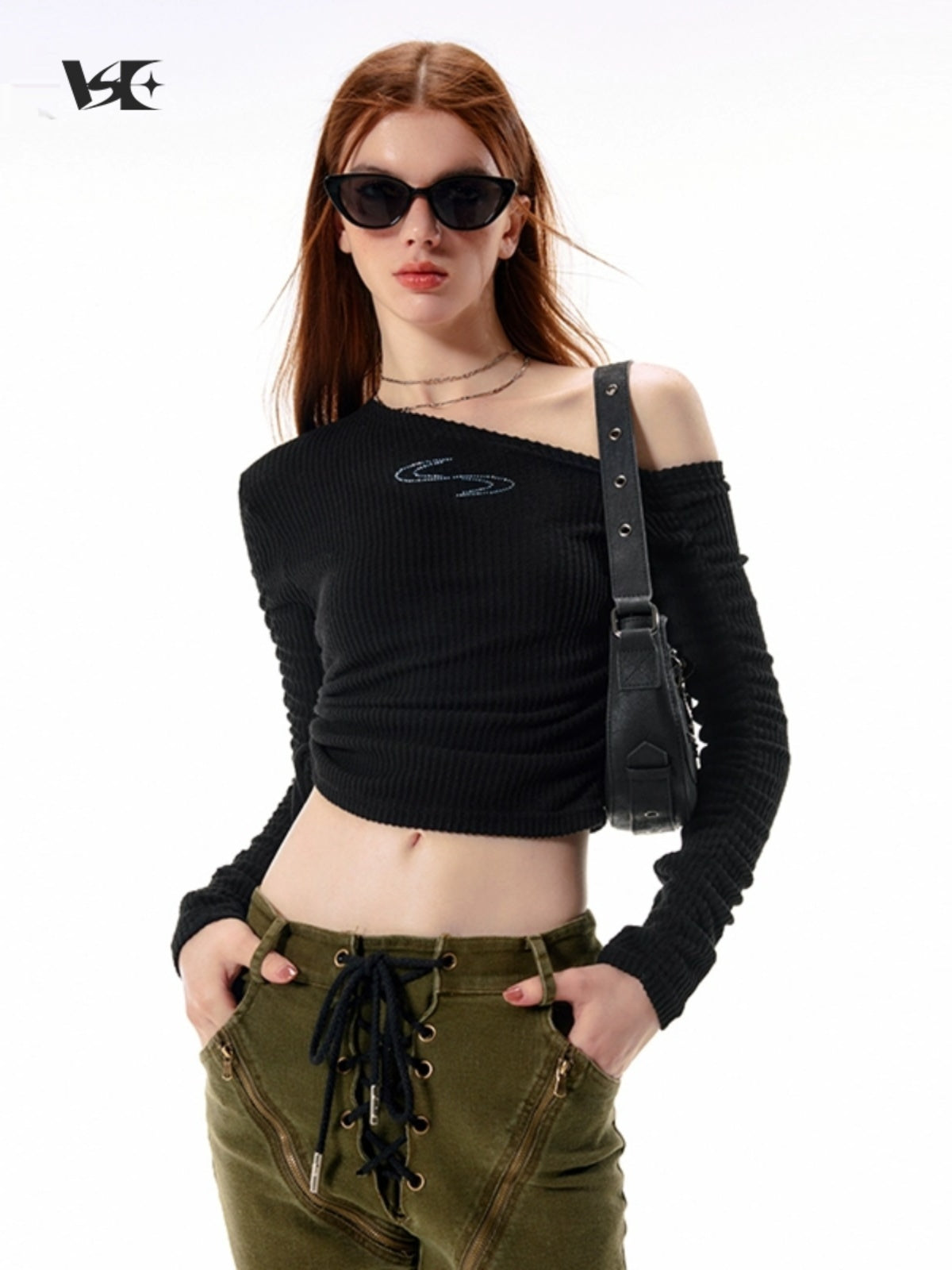 Vone_SheeE_Slim_Fit_Drawstring_Side_Cropped_Solid_Women&