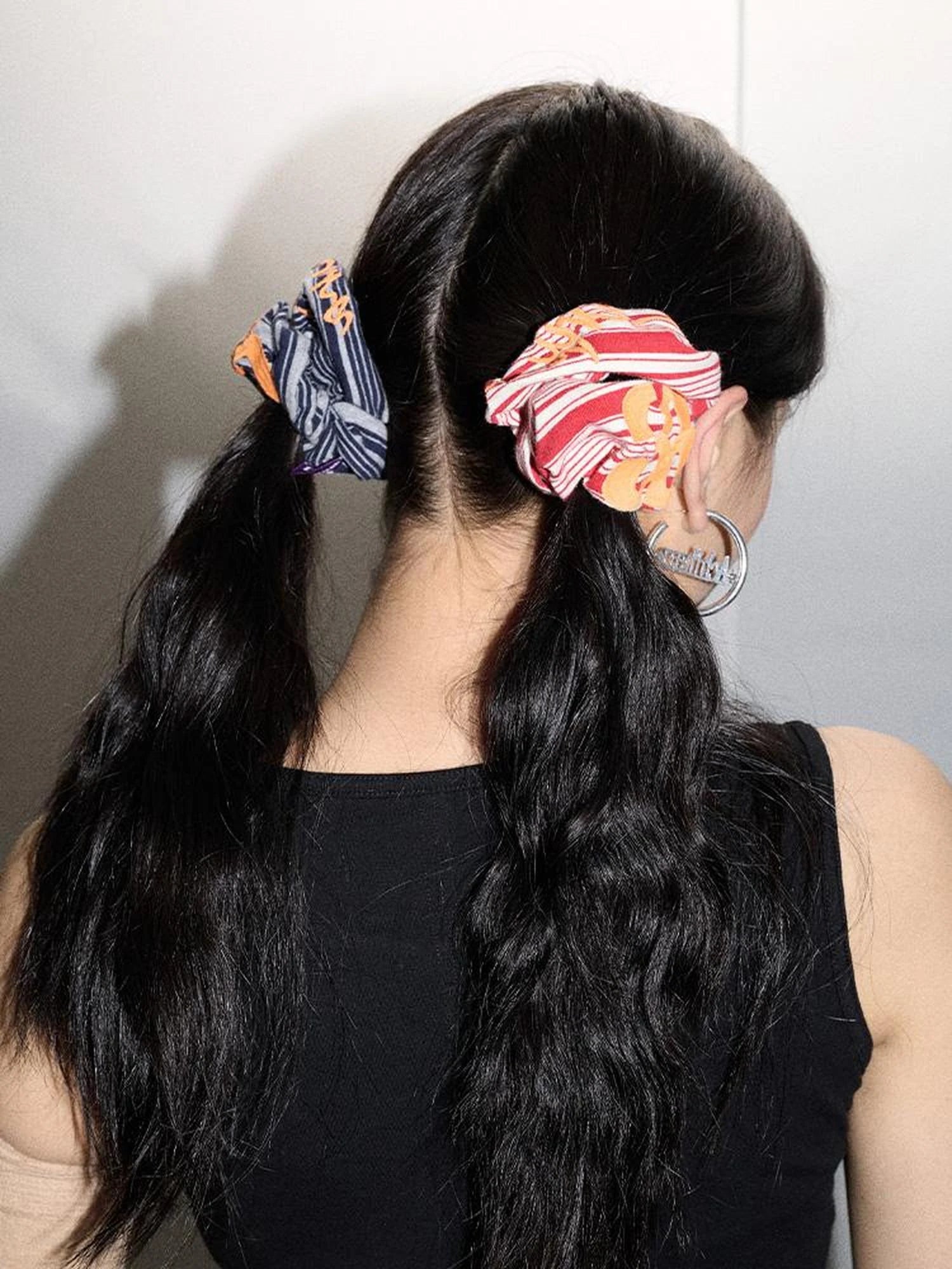 Watermelon Breeze Hair Tie Embroidery