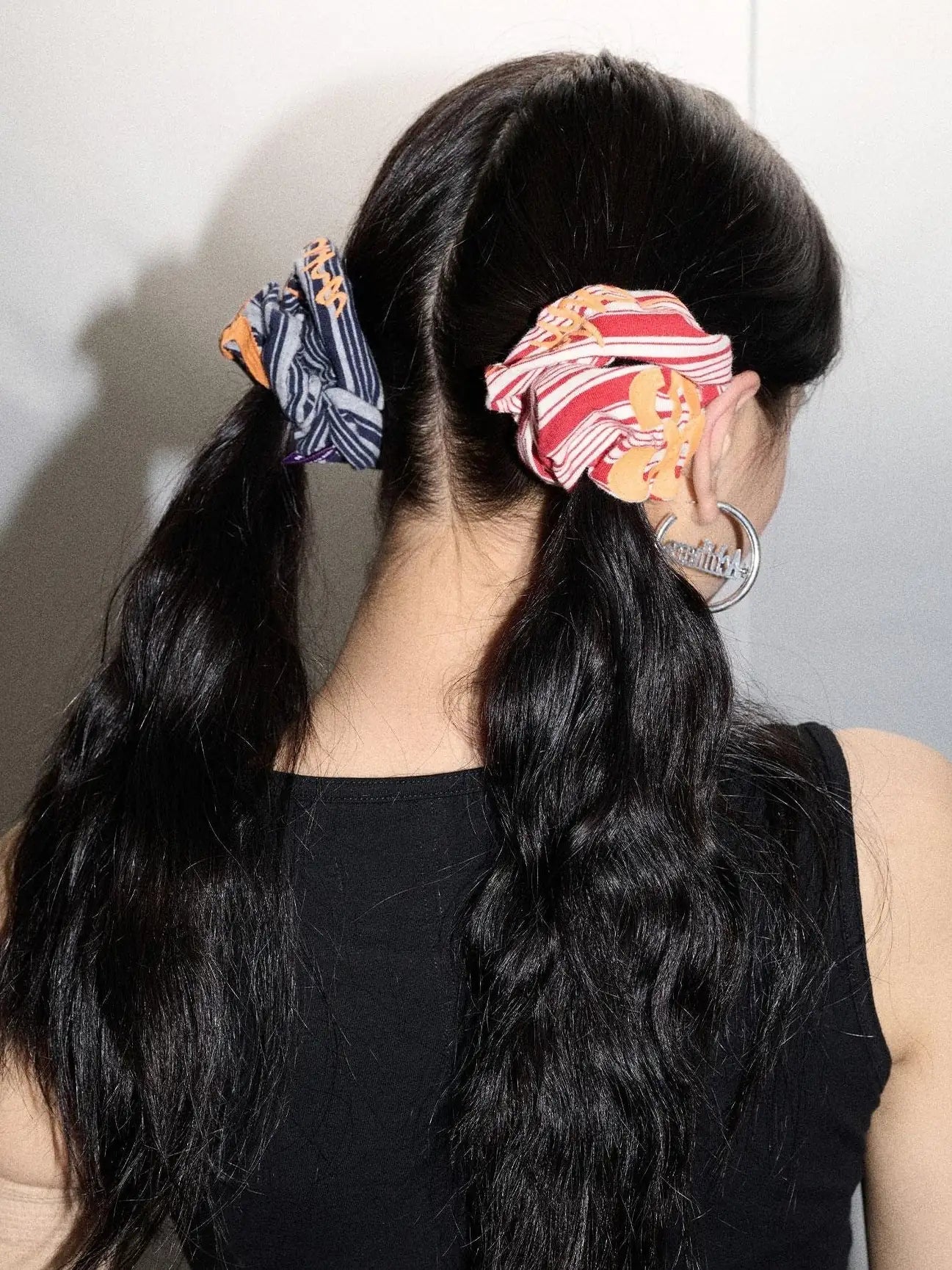 Watermelon Breeze Hair Tie Embroidery