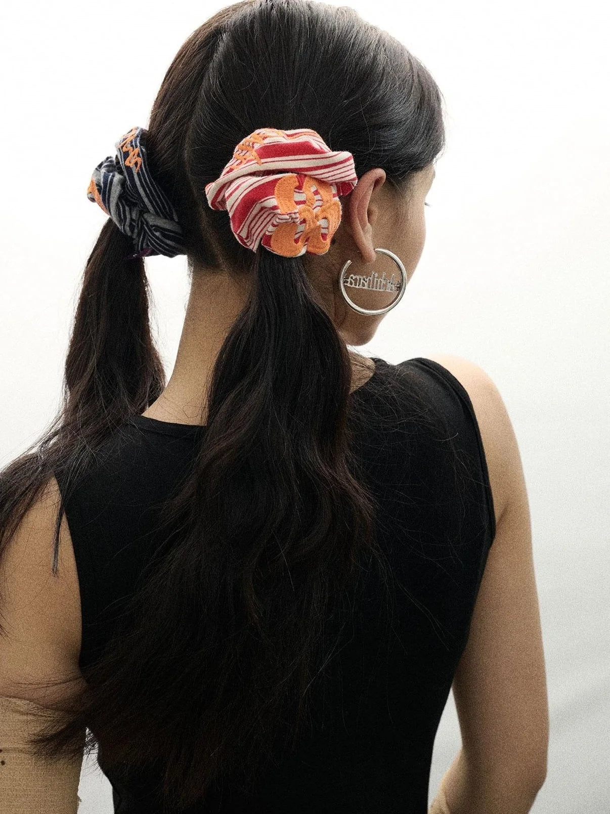 Watermelon Breeze Hair Tie Embroidery