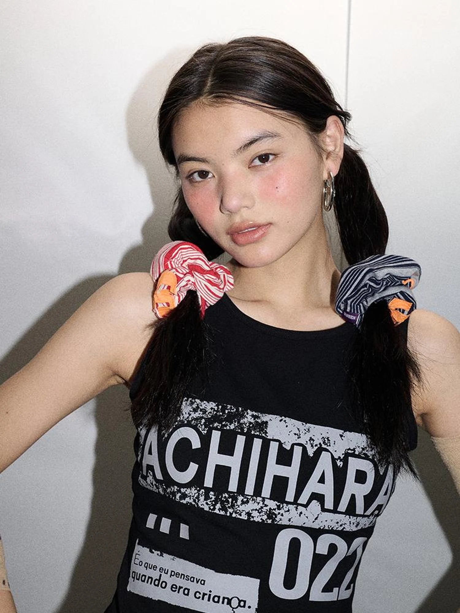 Watermelon Breeze Hair Tie Embroidery