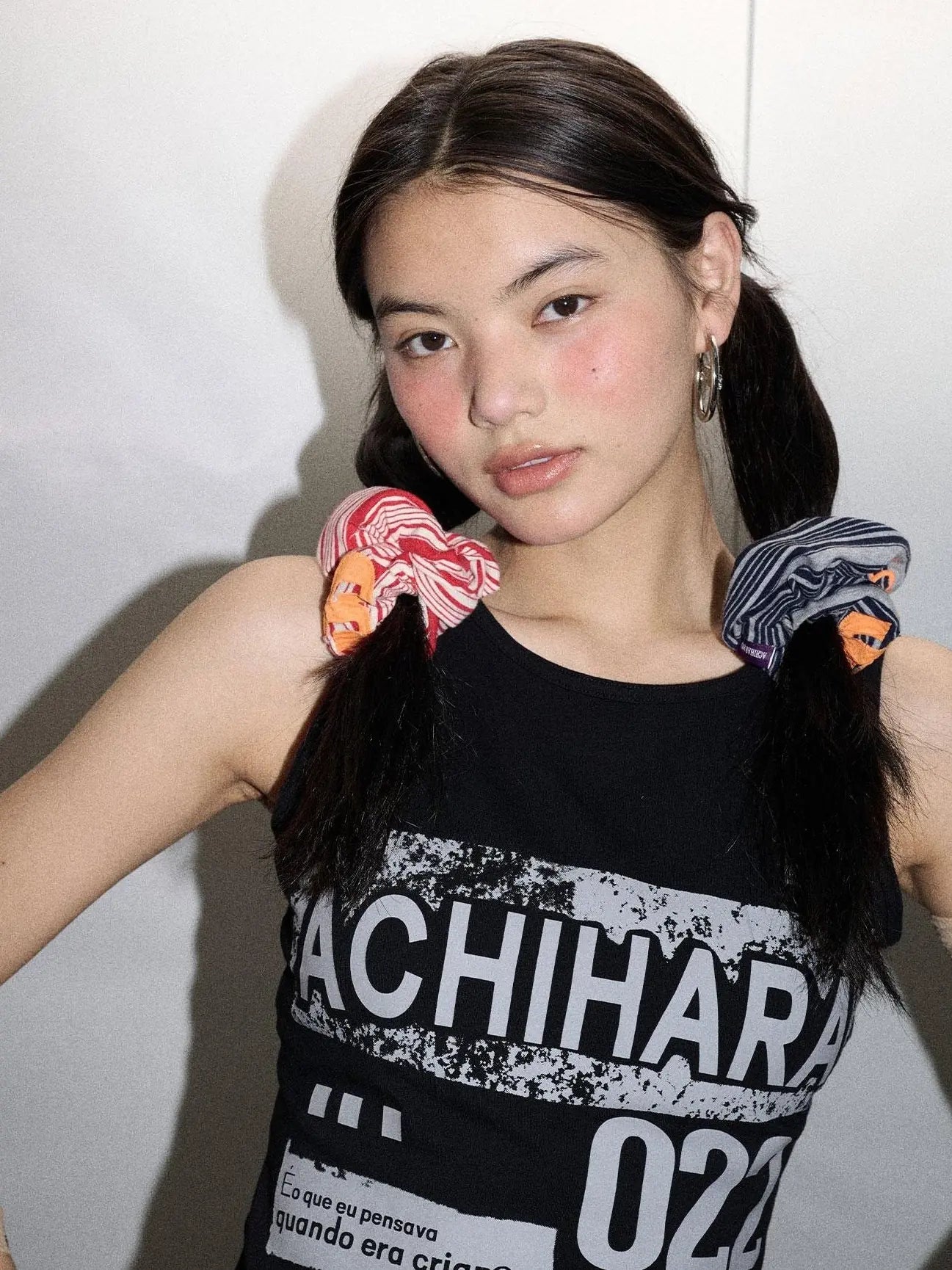 Watermelon Breeze Hair Tie Embroidery