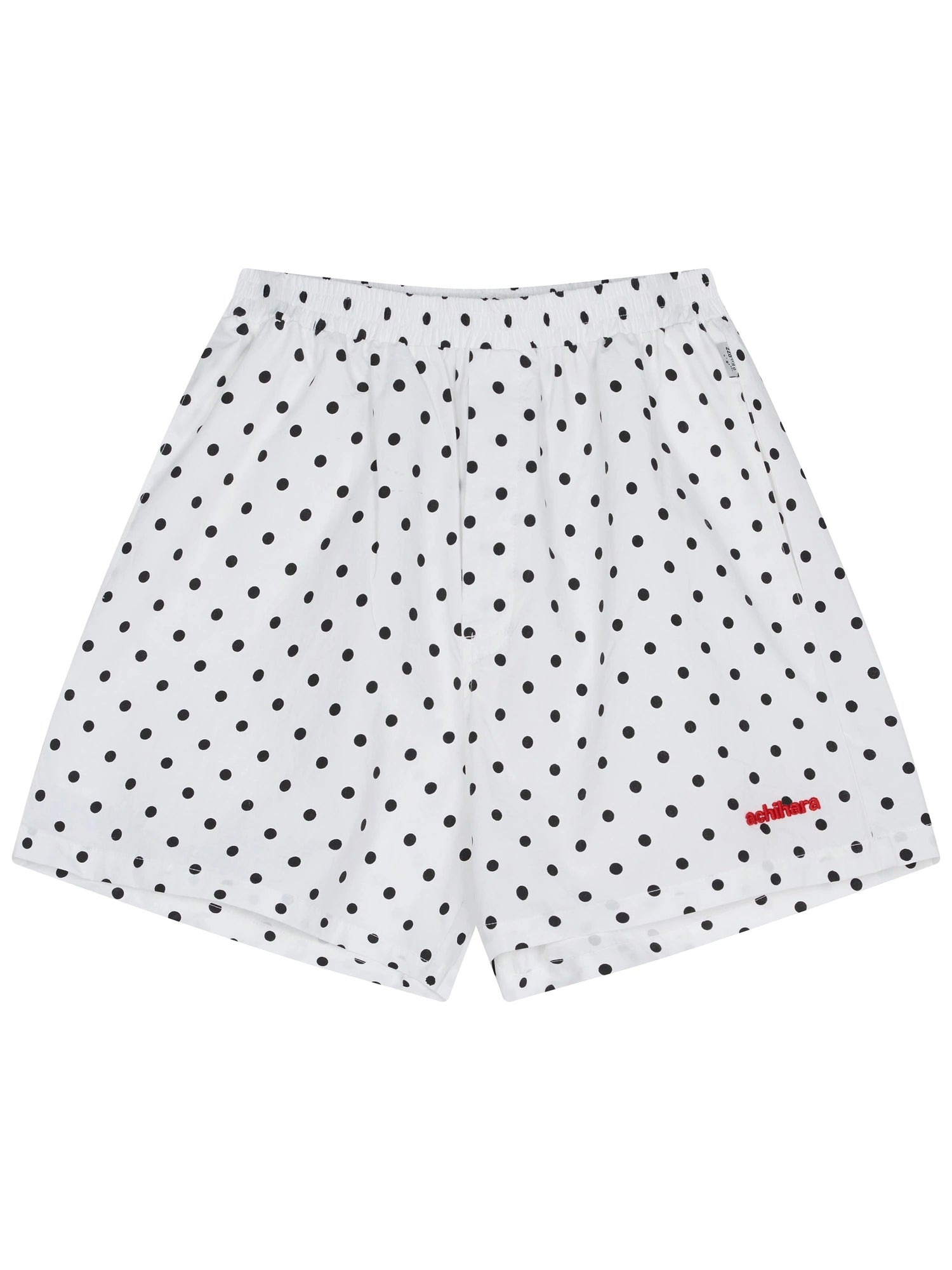 Polka Dot Wide Leg Shorts Summer White Trousers Casual Short Pants