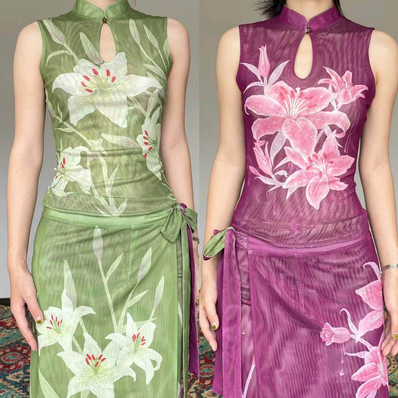 Wet_Tail_Stretch_Slim_Artistic_Short_Cheongsam_Round_Neck_Young_Women_Tank_Tops_MISSTT