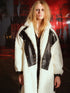 UpdateNN NORTH NODE Fuzzy Plush Robe Coat With Waist Tie