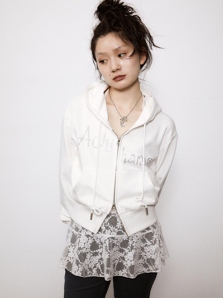 Achihara White Chic Sweet & Spicy Summer Top Little Prince Halter Dress