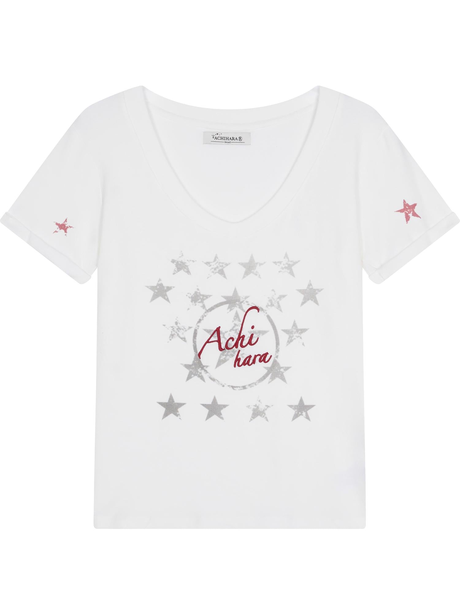 Achihara Sneezing Star Short Sleeve Slim Fit T-Shirt
