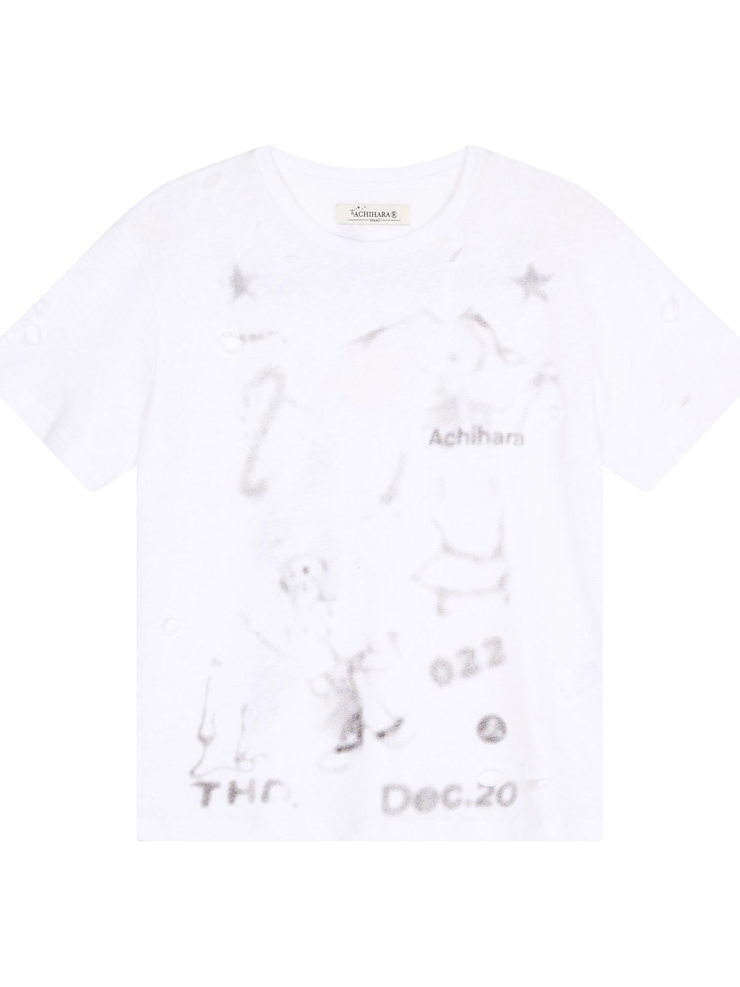 Achihara Summer Sugar Salt Graffiti Tee
